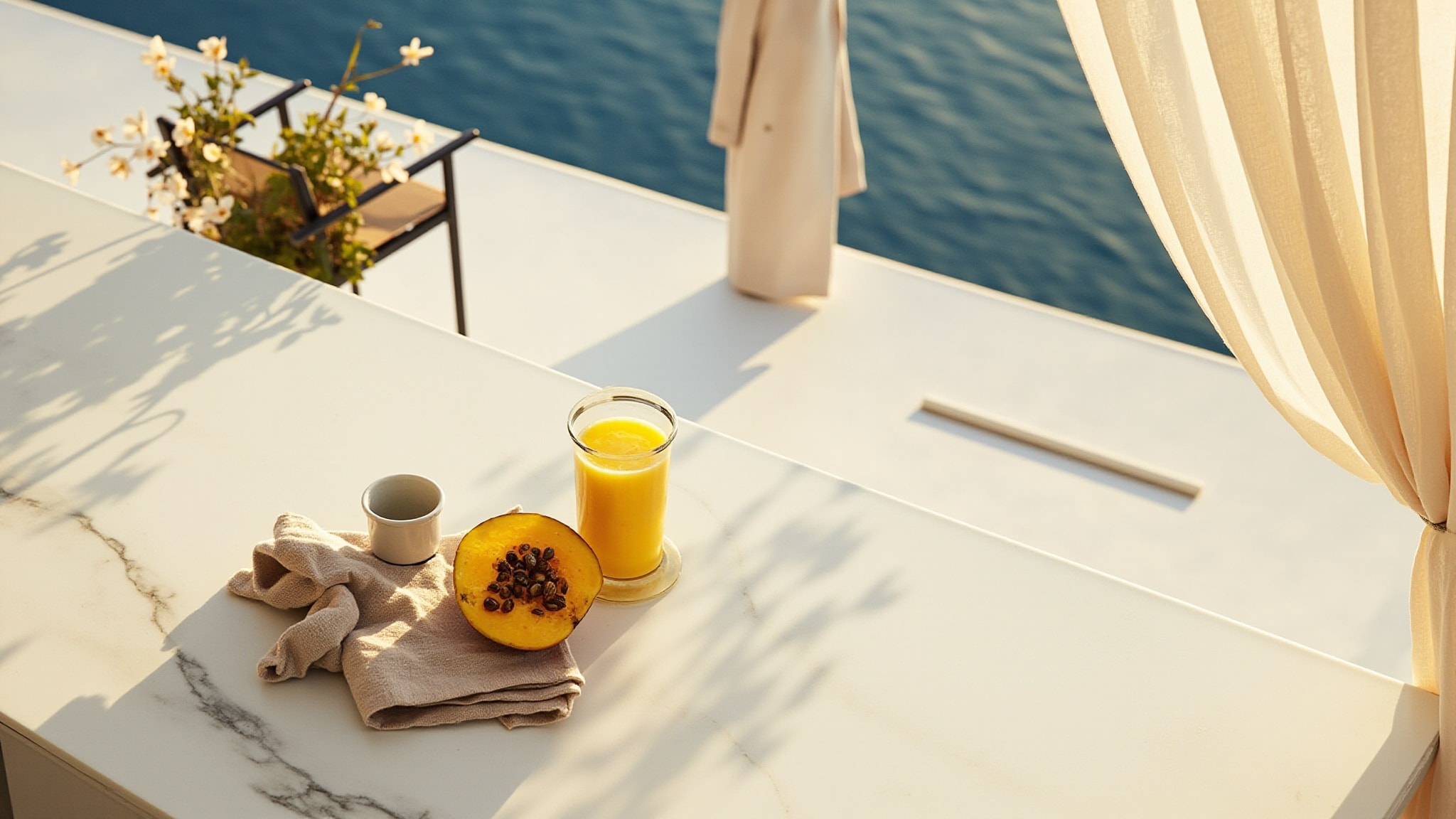 Dreamscape by Mykonos. Atmospheric mood