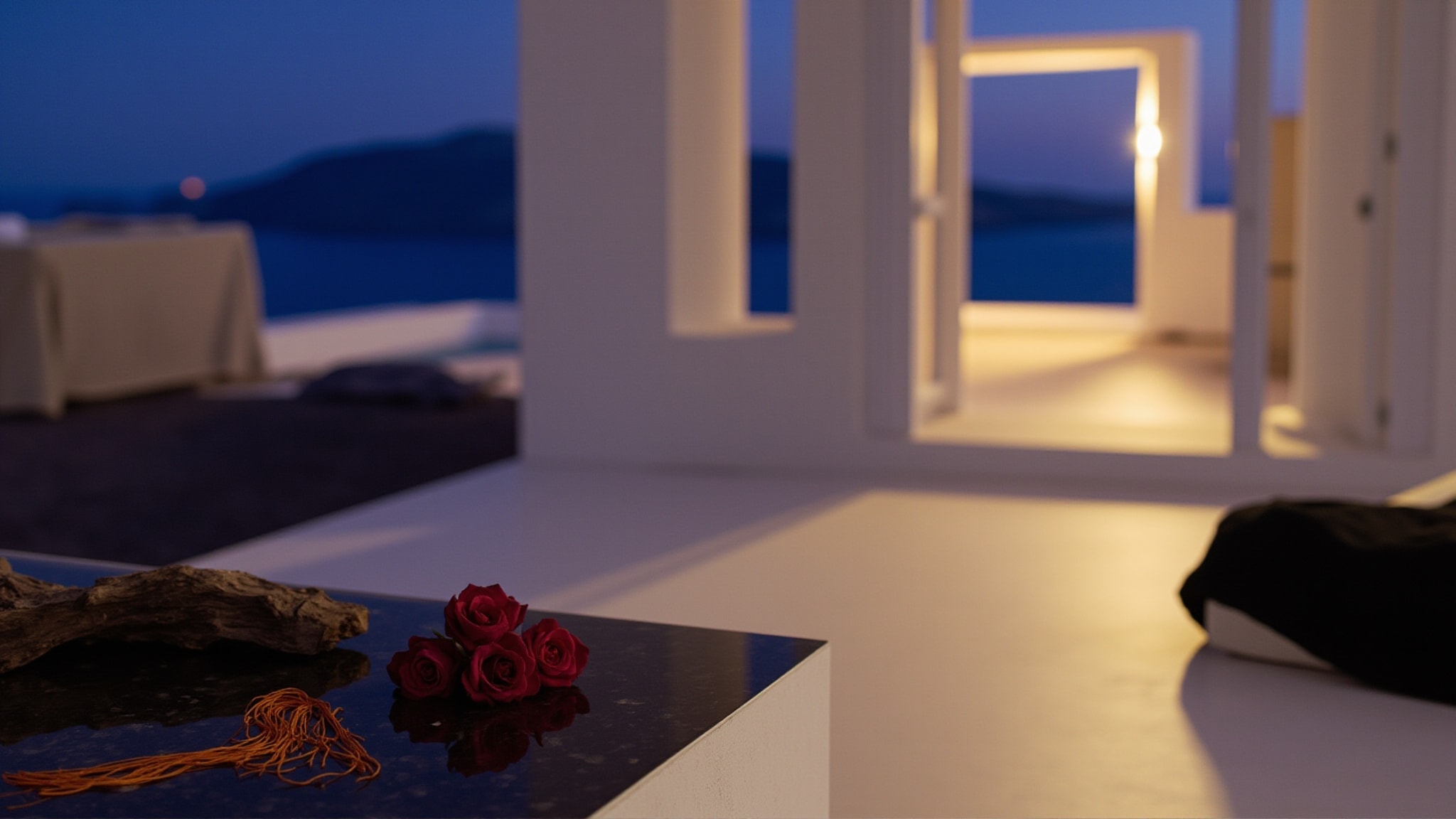 Seven Roses by Mykonos. Atmospheric mood