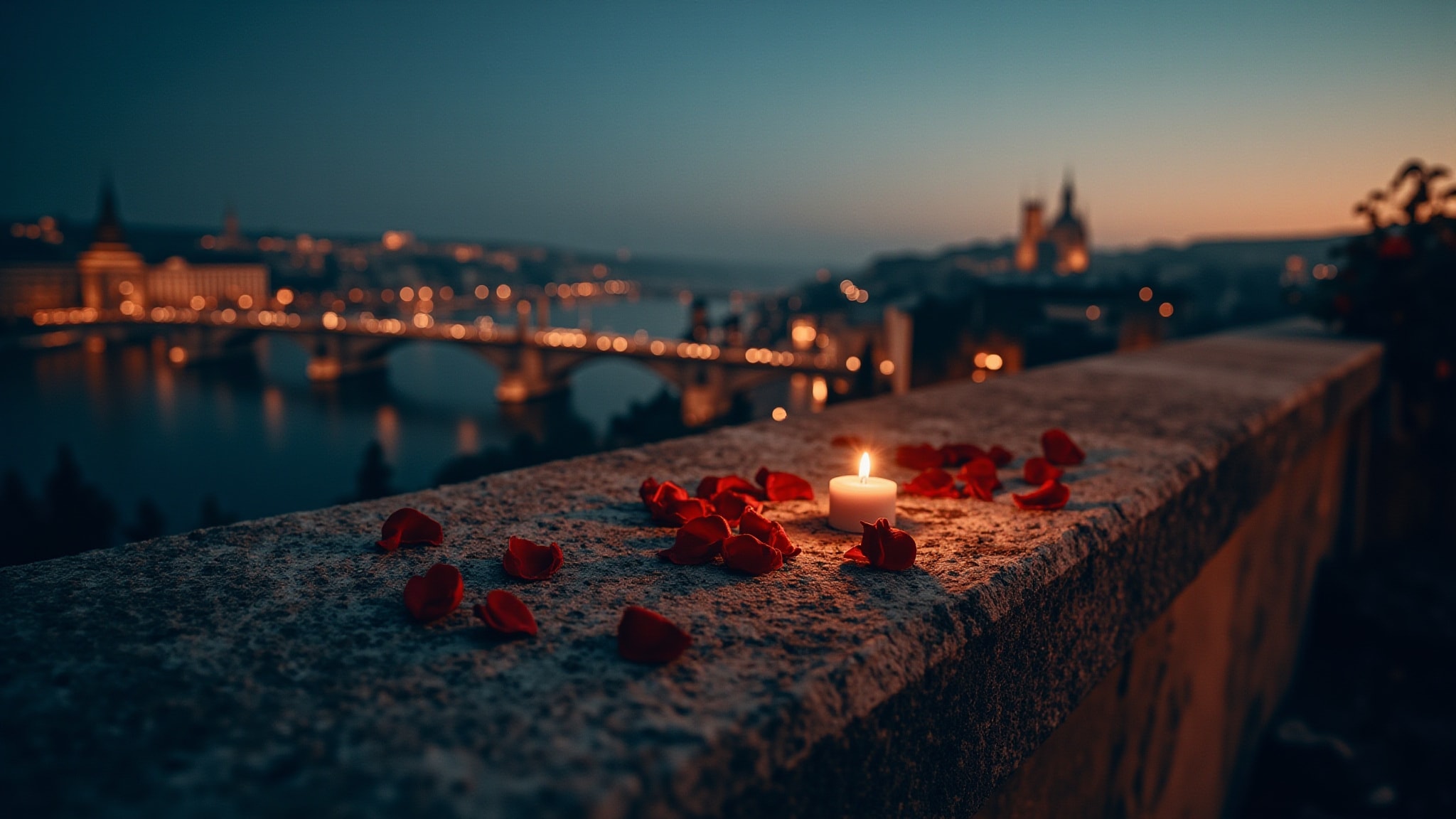 Nightfall in the City of Kings by Mystikum. Atmospheric mood