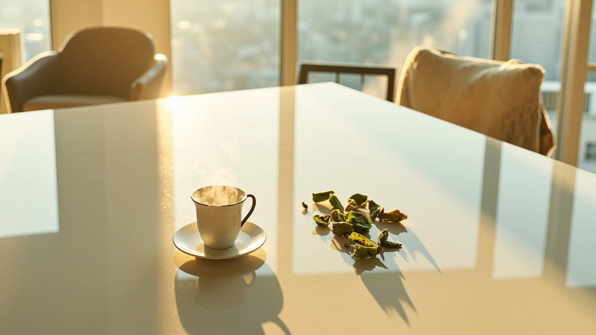 Cardamom Latte by Nest. Atmospheric mood