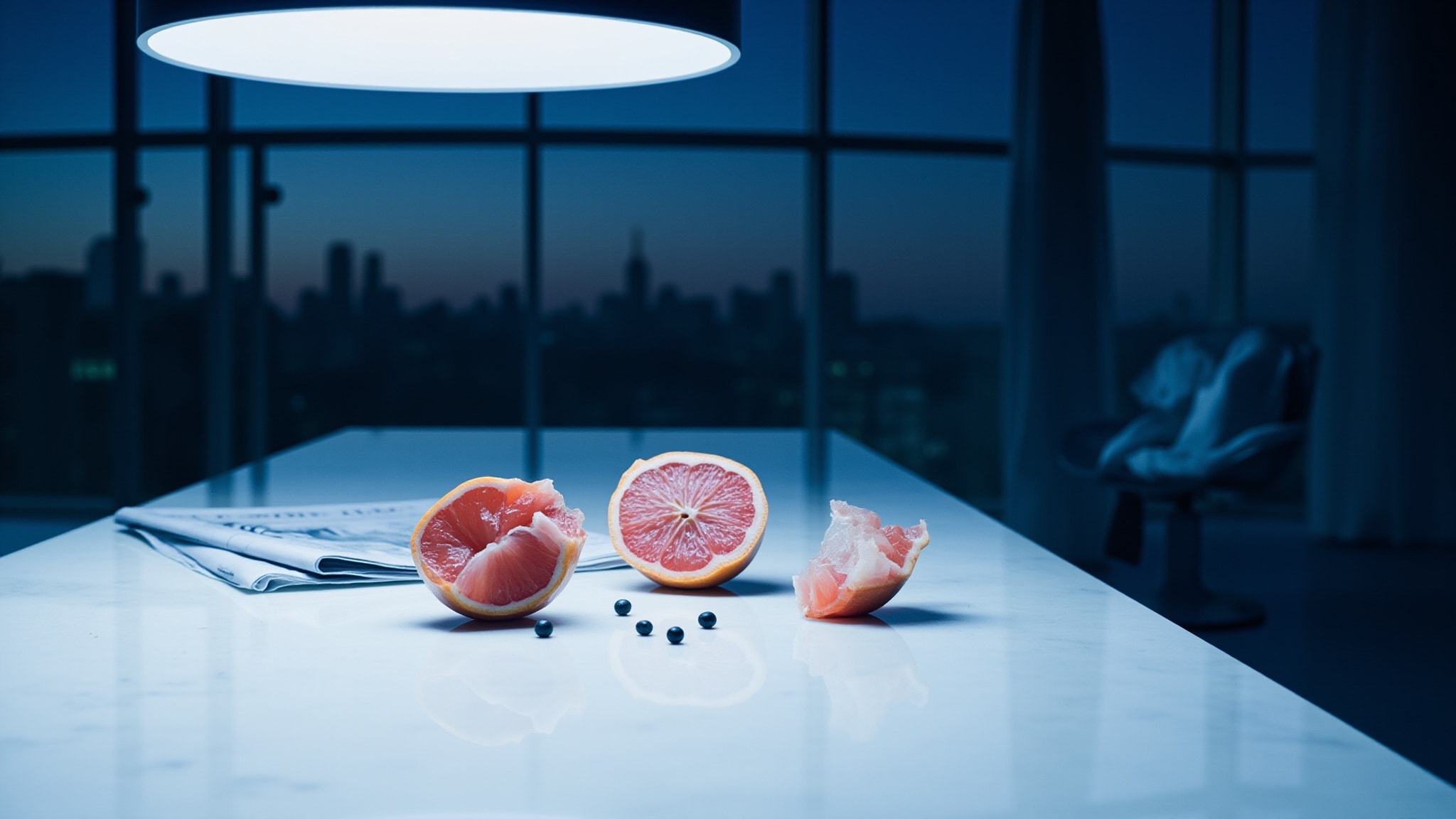 Blue Eclipse by New Yorker. Atmospheric mood