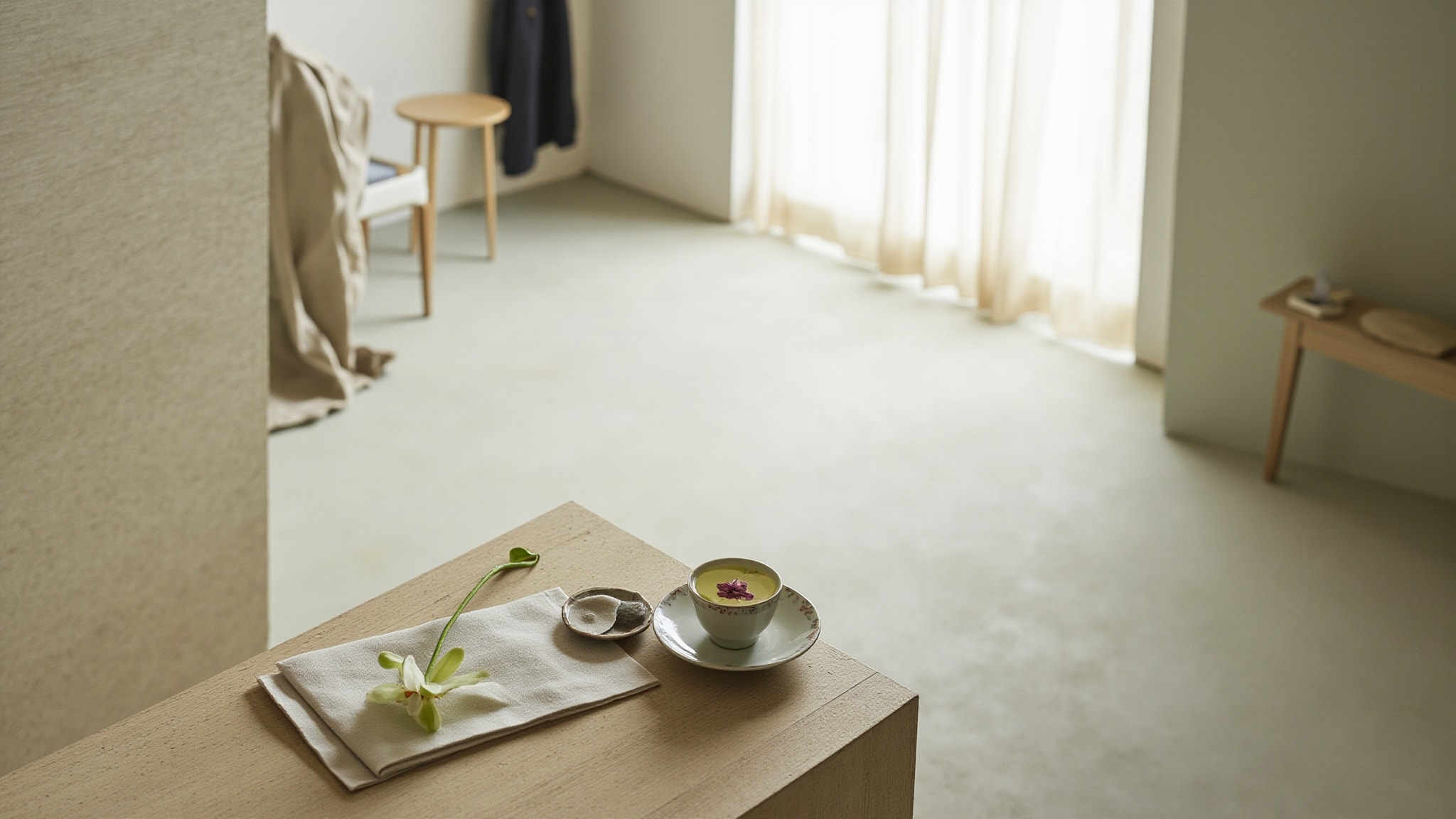 Jasmine, Lotus and Green Tea by Nicolai Bergmann. Atmospheric mood