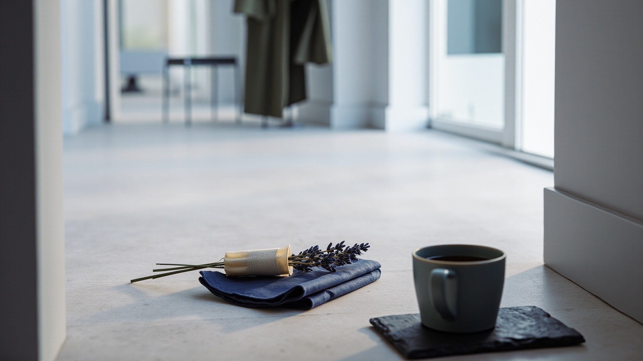 Bleu Intense by Nicole Farhi. Atmospheric mood