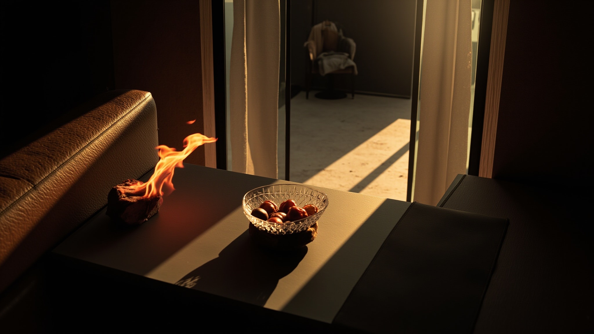 Dragon Blood (Cuir Vermillion) by Nimere Parfums. Atmospheric mood