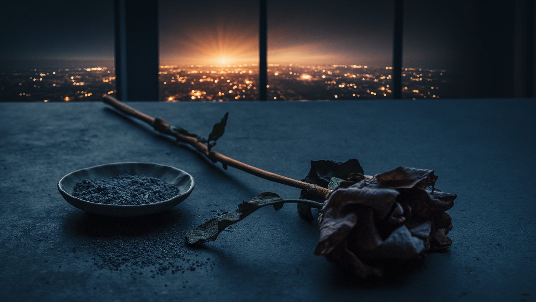 Bloody by Nina Lamaison. Atmospheric mood