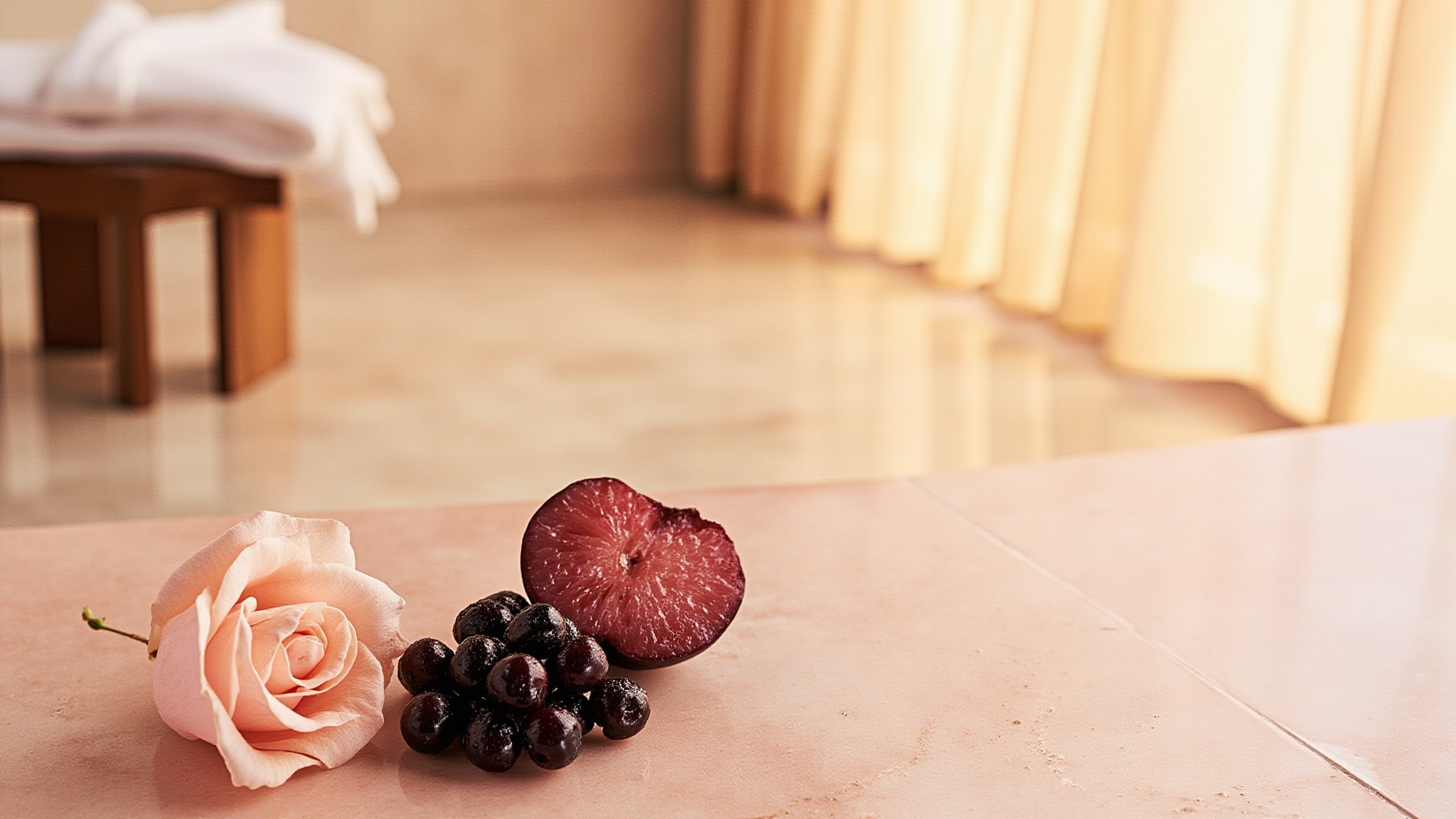 Nativa SPA Rose + Cassis by O Boticário. Atmospheric mood