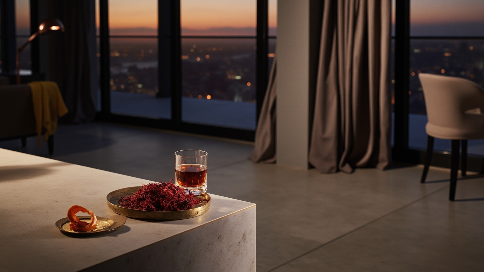 The Blend Amber Saffron by O Boticário. Atmospheric mood