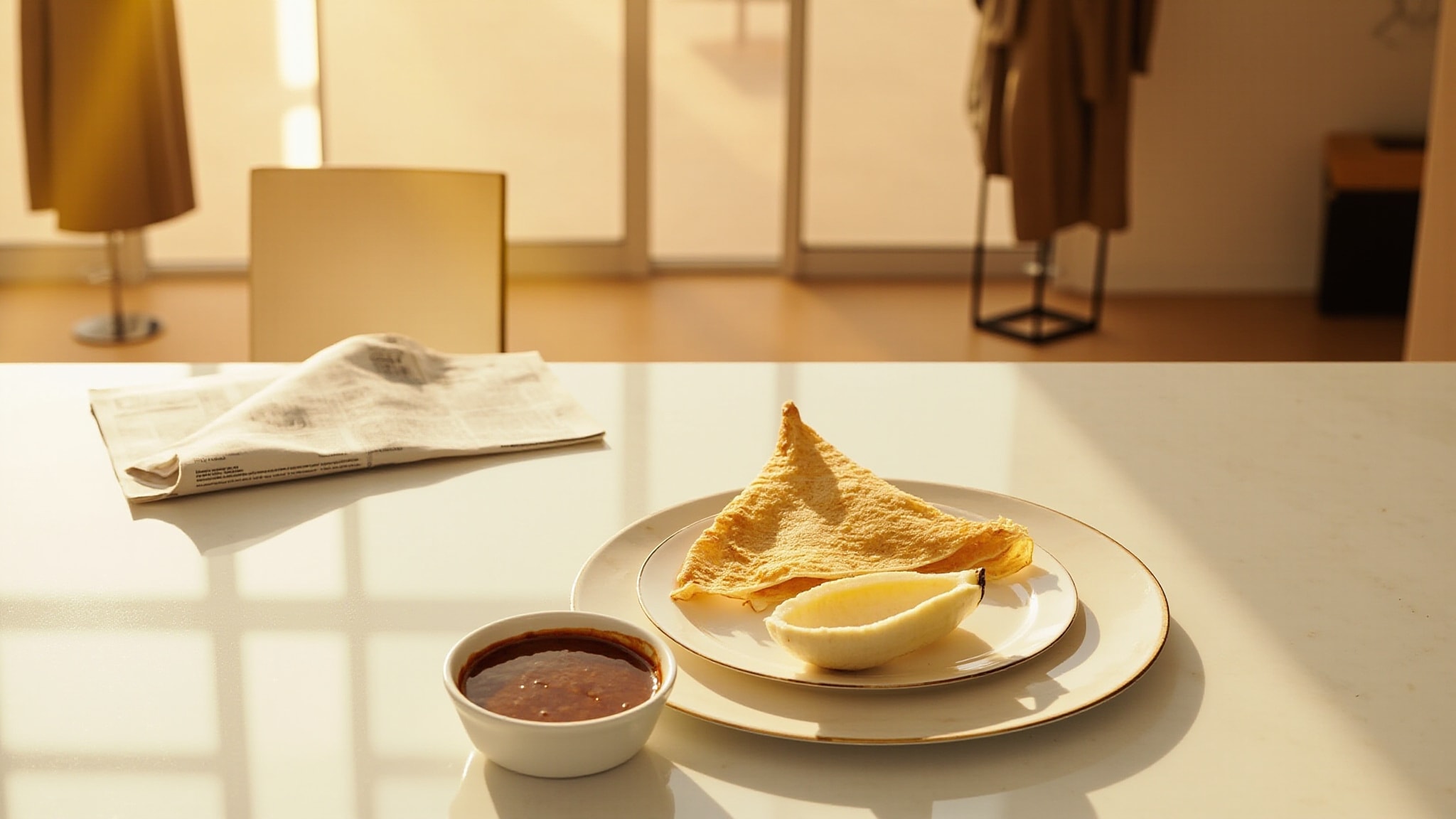 Banana Crêpe by Oakcha. Atmospheric mood