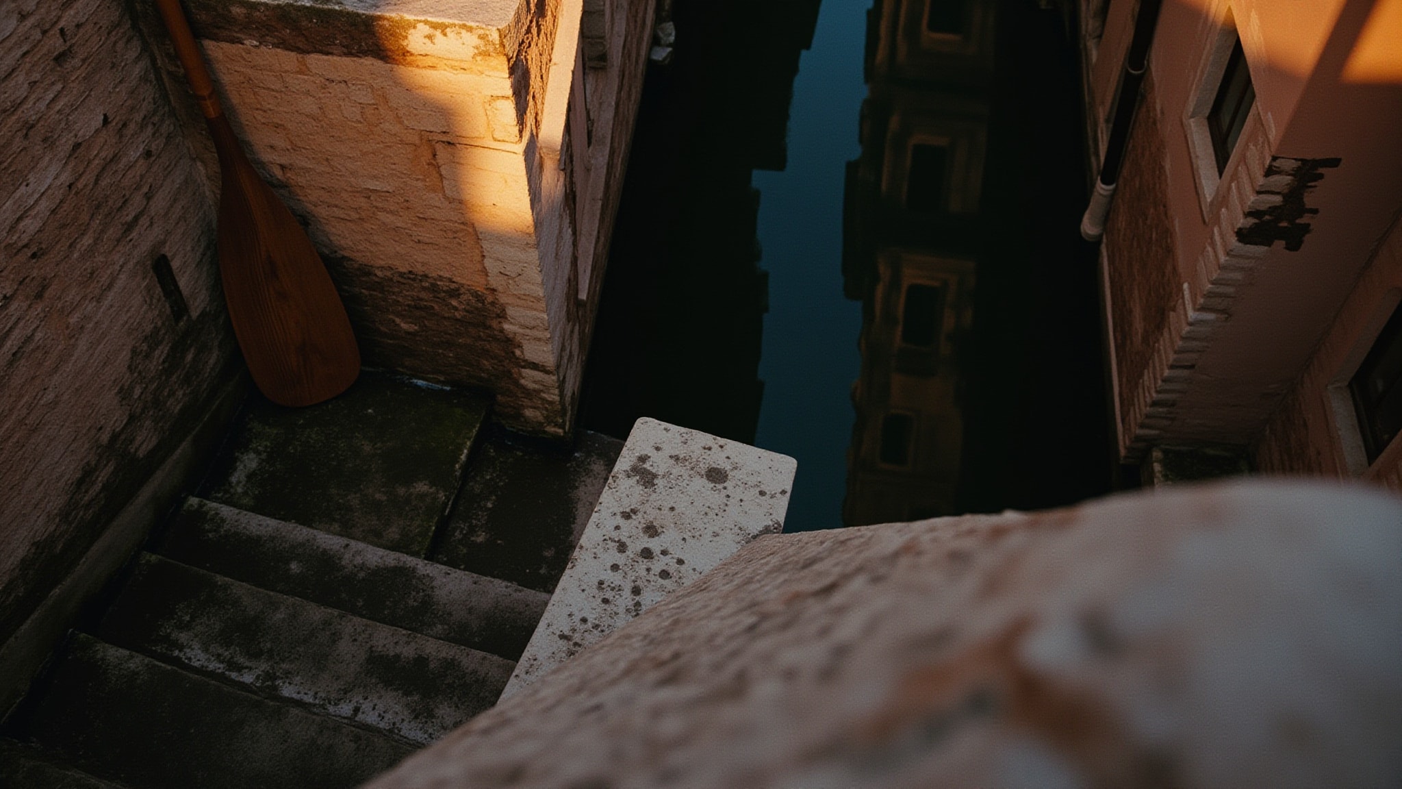 Oars and Yours, Venice by Street Origins. Atmospheric mood