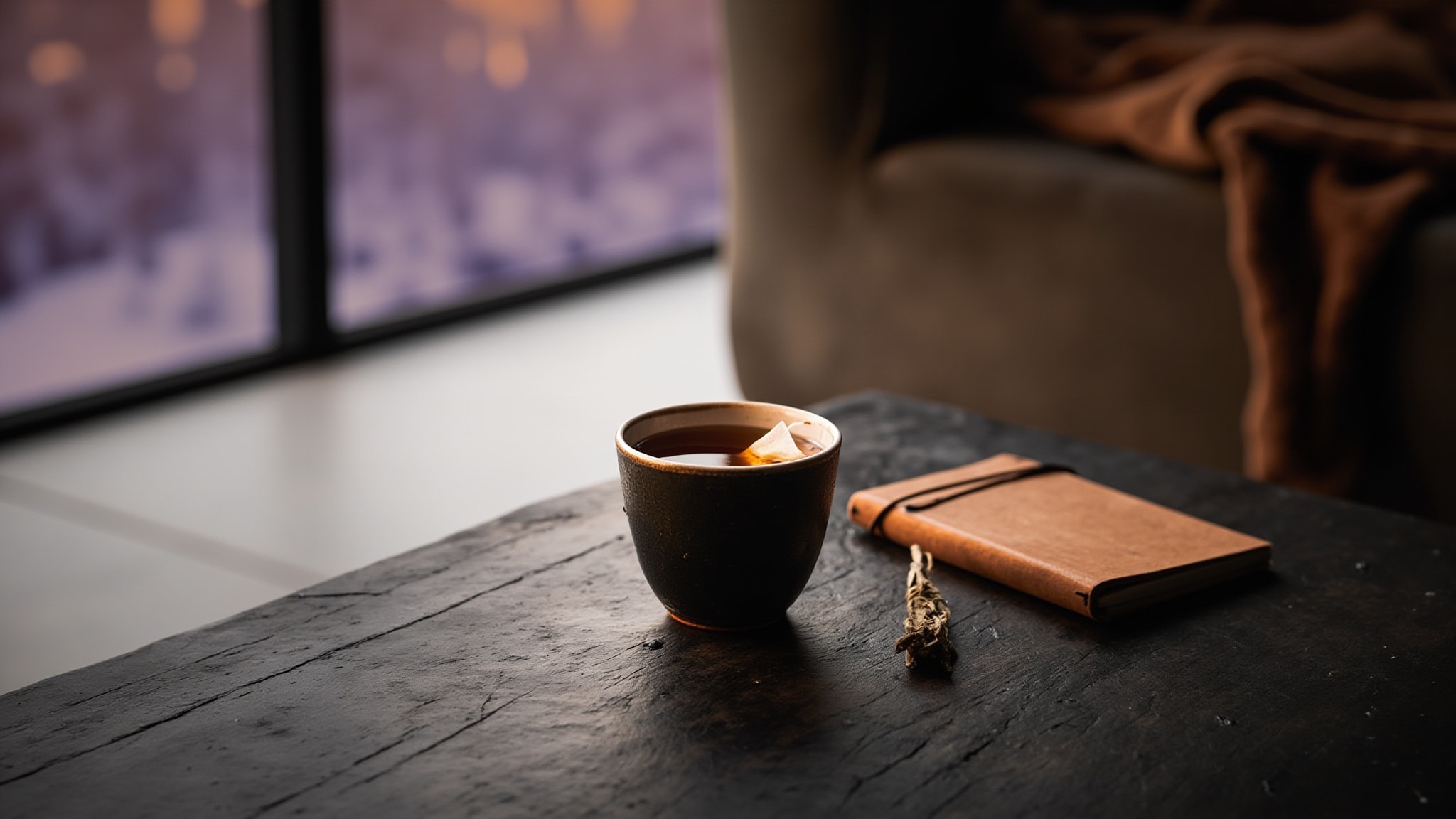 Hot Tea by Odetu. Atmospheric mood
