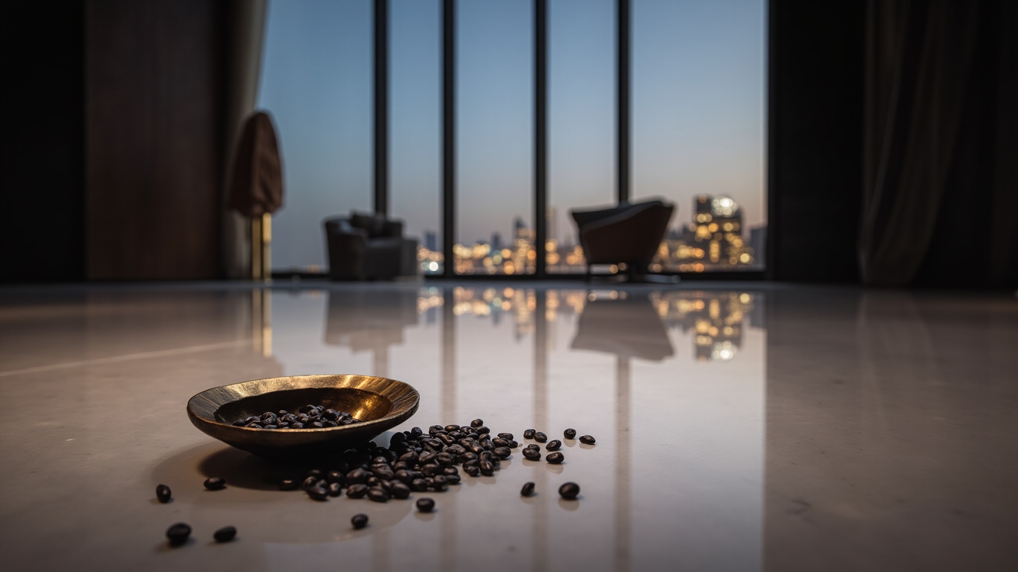 Atomic Leather by Odyon Dubai. Atmospheric mood