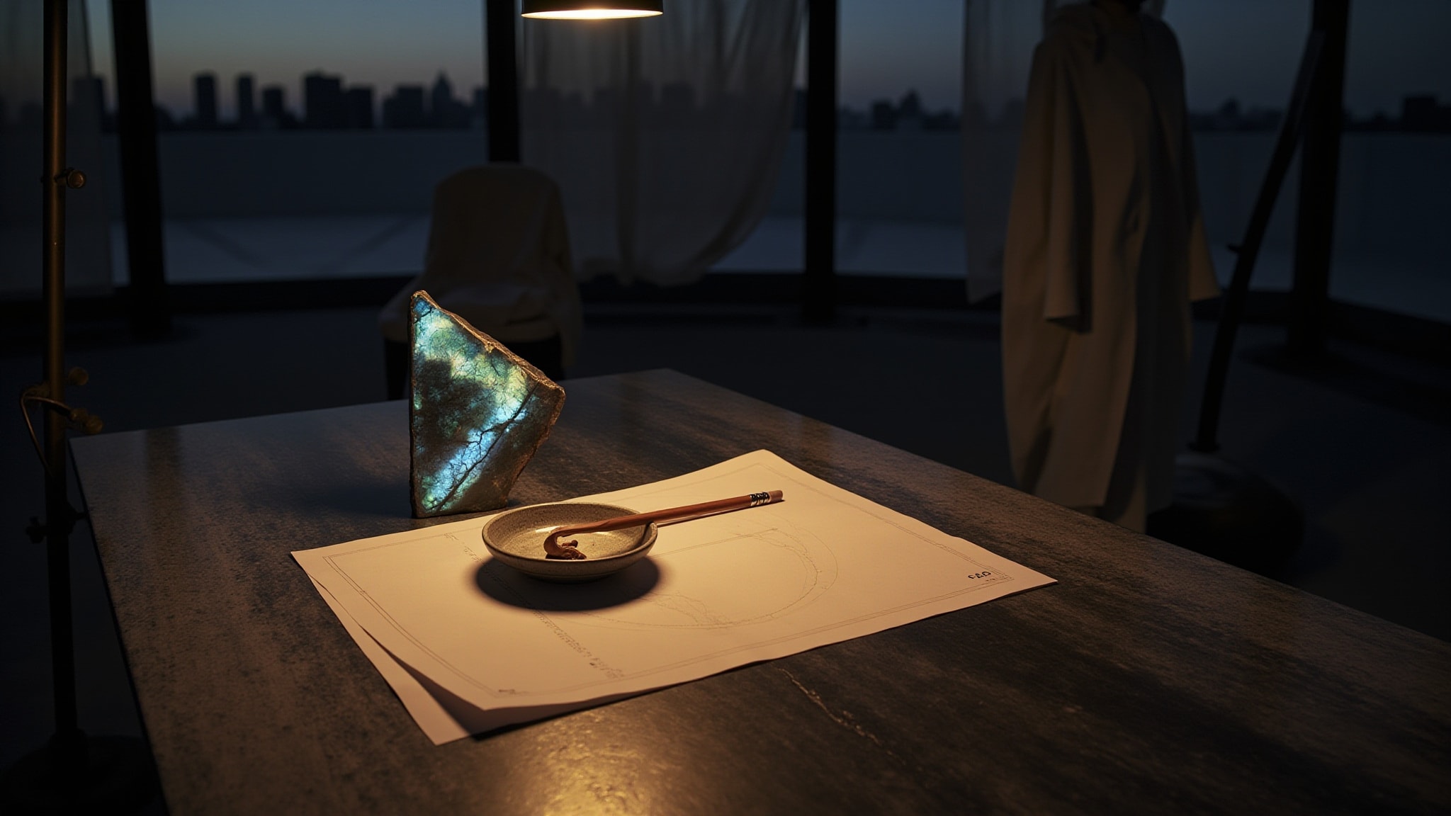 Labradorite No. 13 by Olivier Durbano. Atmospheric mood