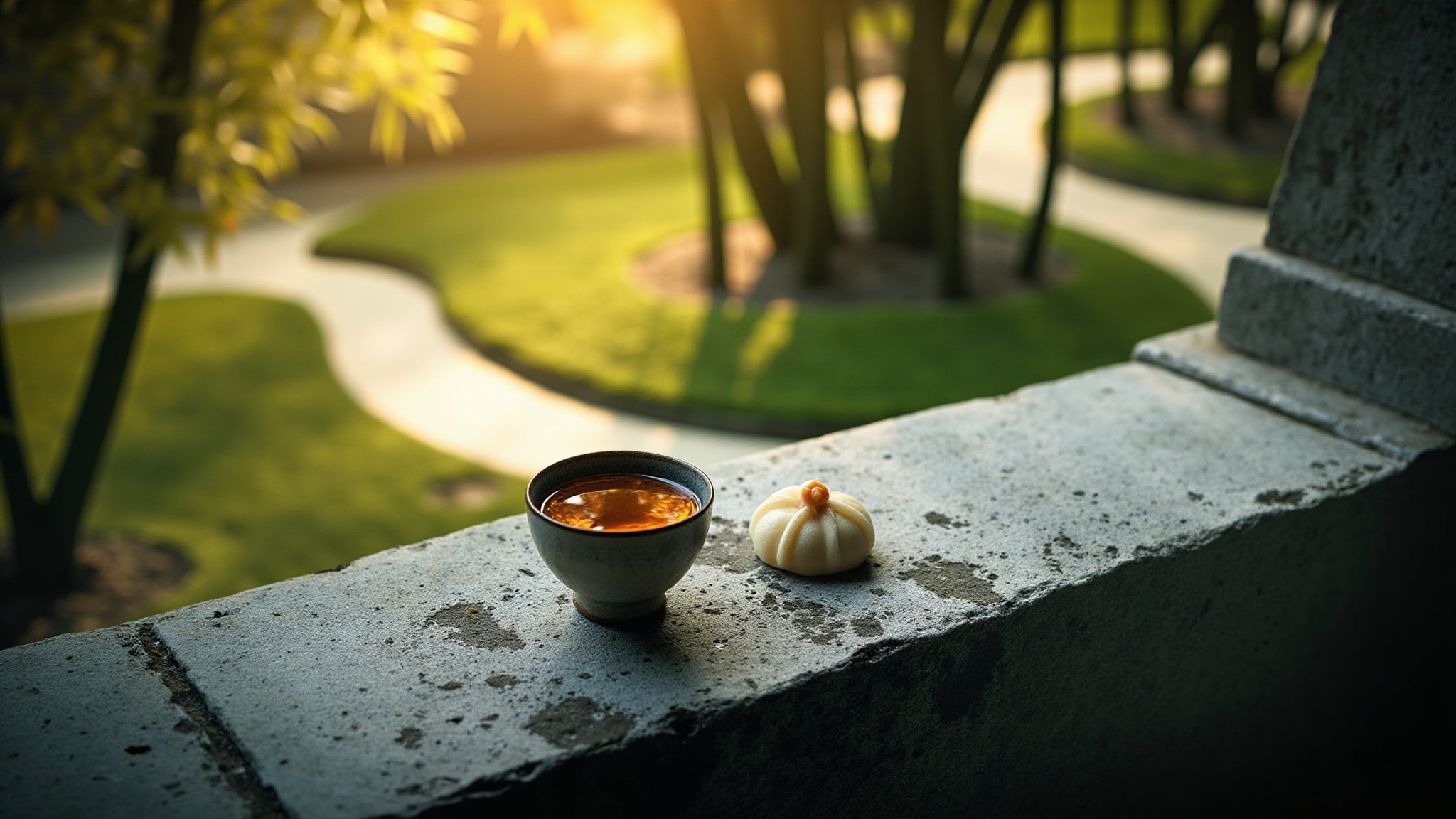 Oolong Tea by One Day. Atmospheric mood
