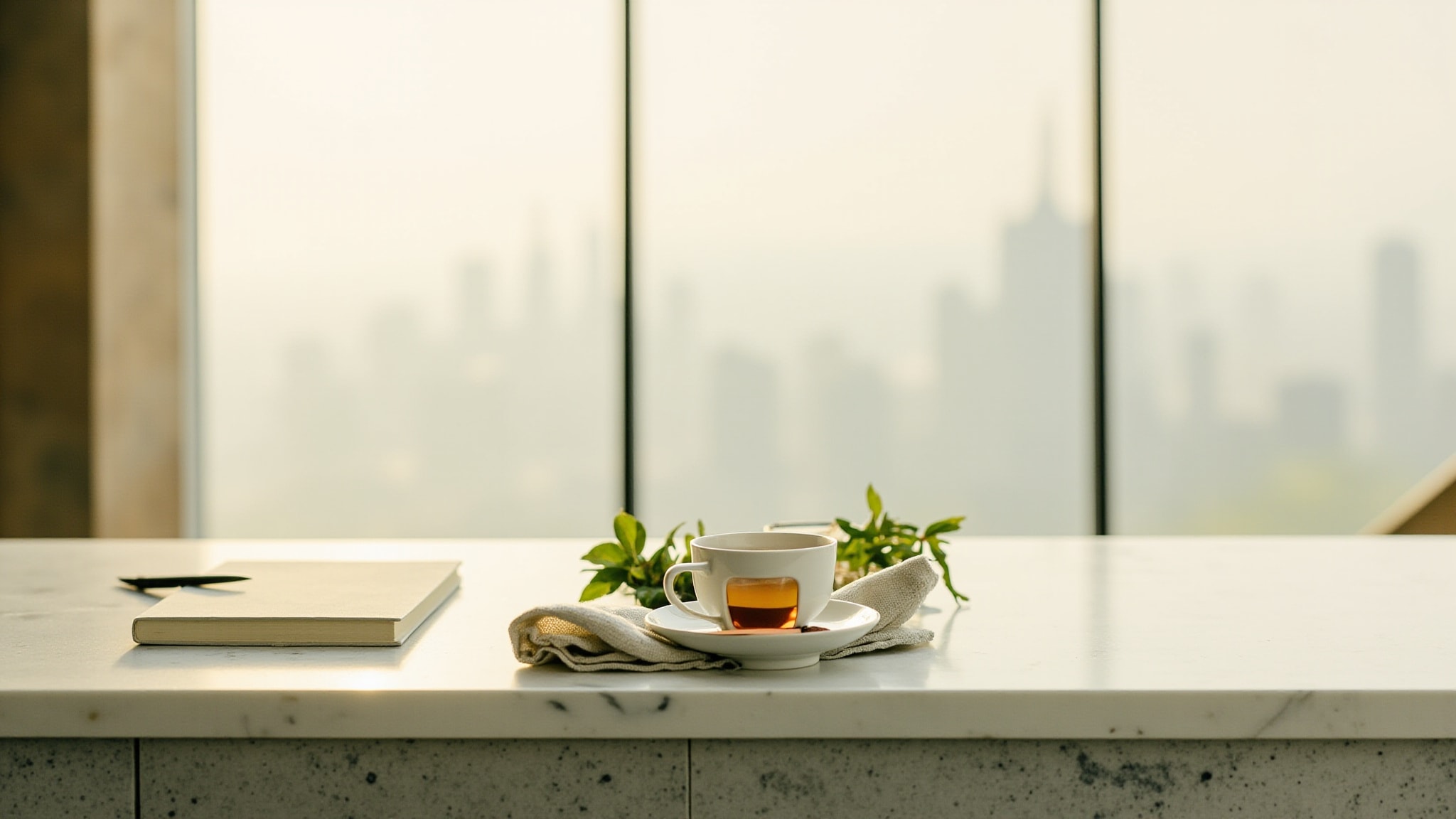 Sage and Camomile Wise Tea by OrdioLab. Atmospheric mood