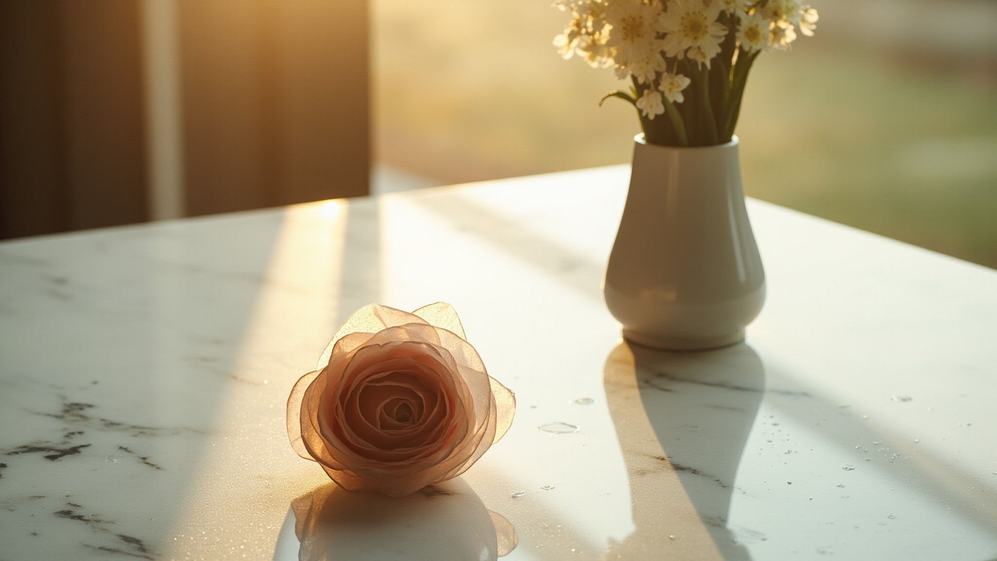 Oscar Rose by Oscar de la renta. Atmospheric mood