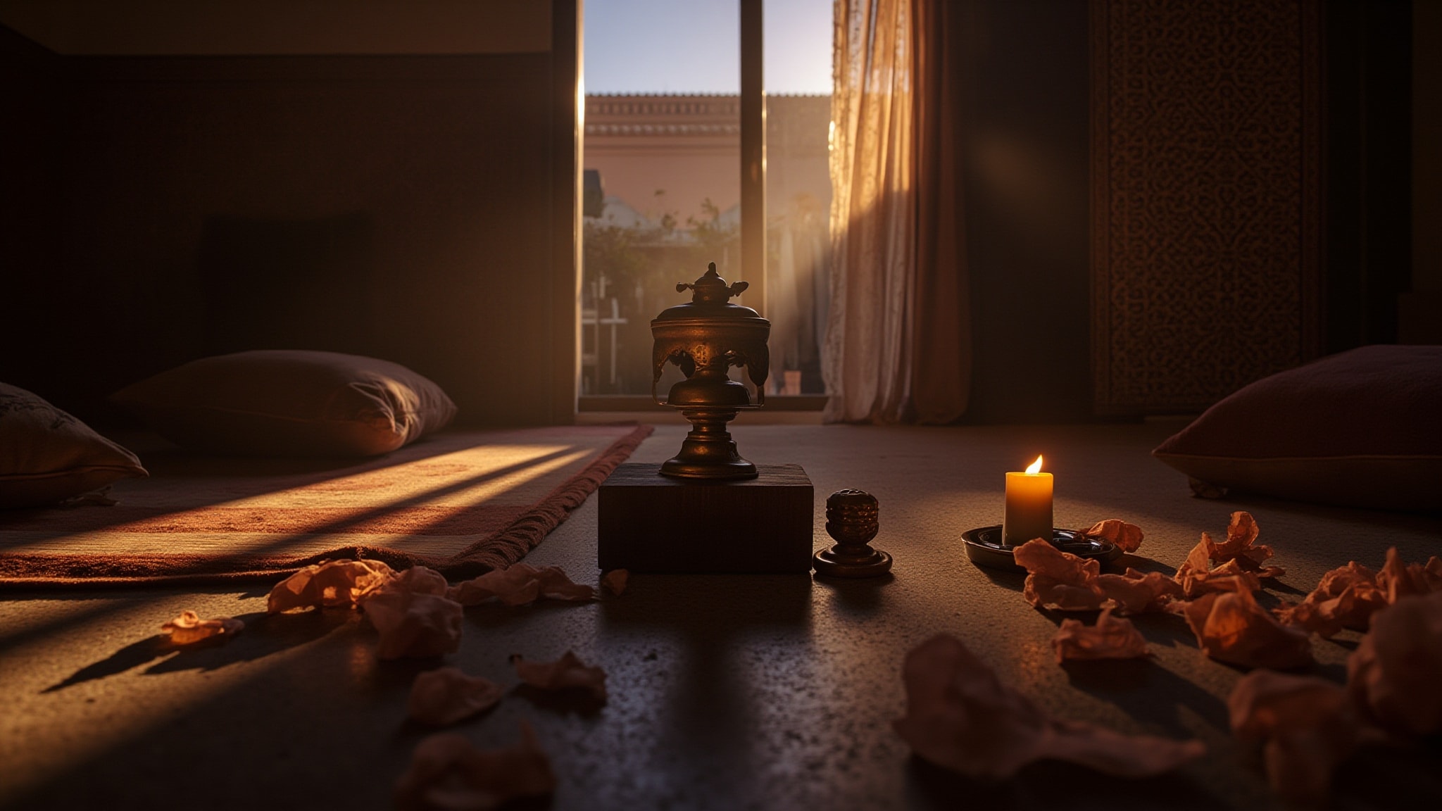 Oud & Roses by Ahmed Al Maghribi. Atmospheric mood