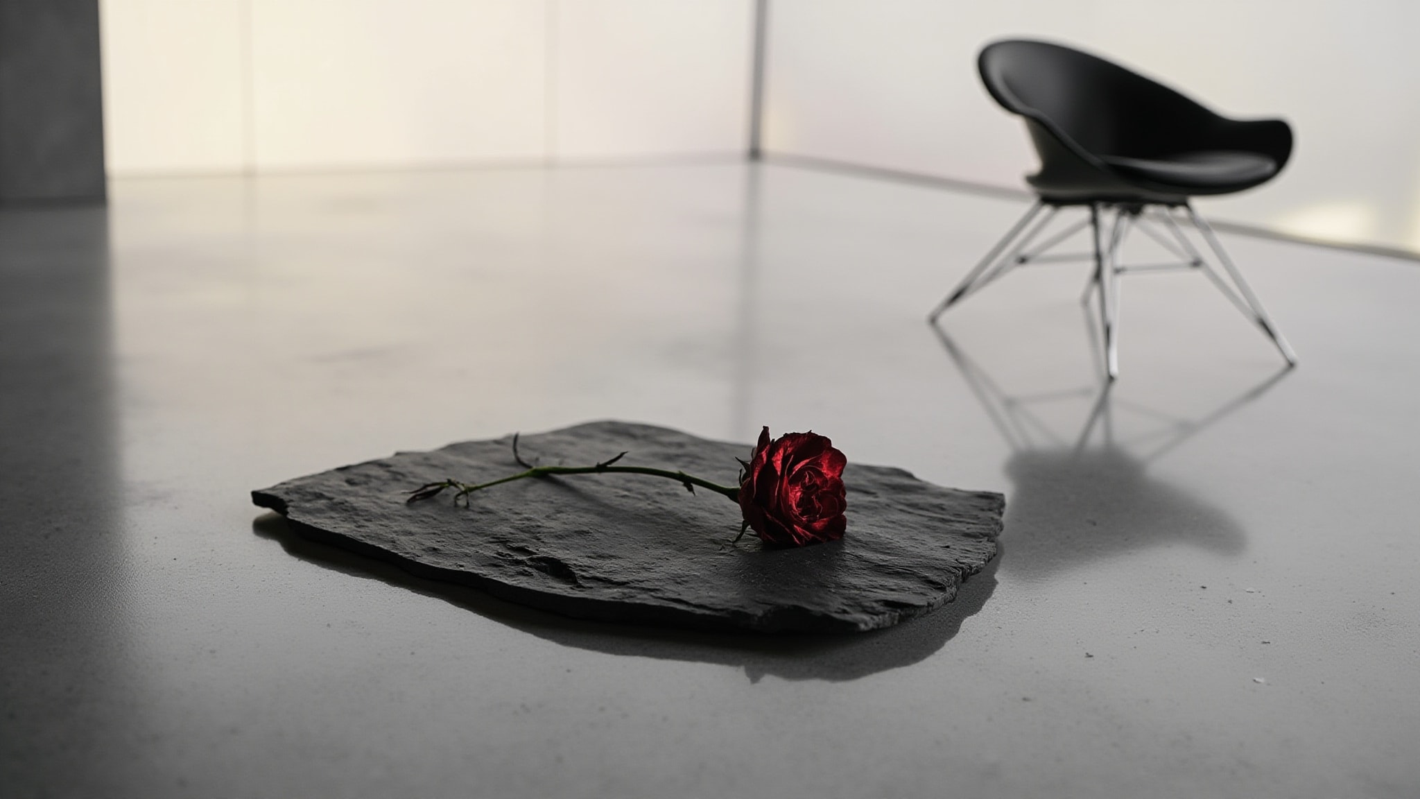 Rose Agathe by Panouge. Atmospheric mood