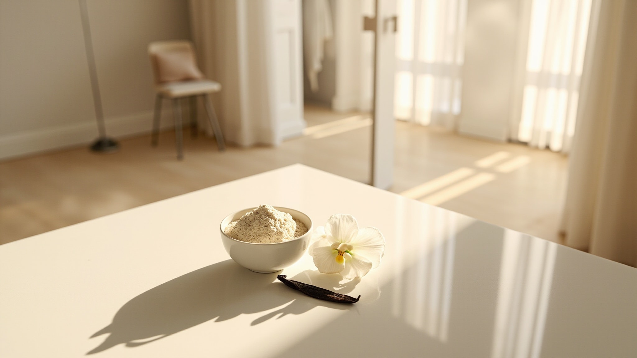 La Petite Fleur Blanche by Paris Elysees. Atmospheric mood