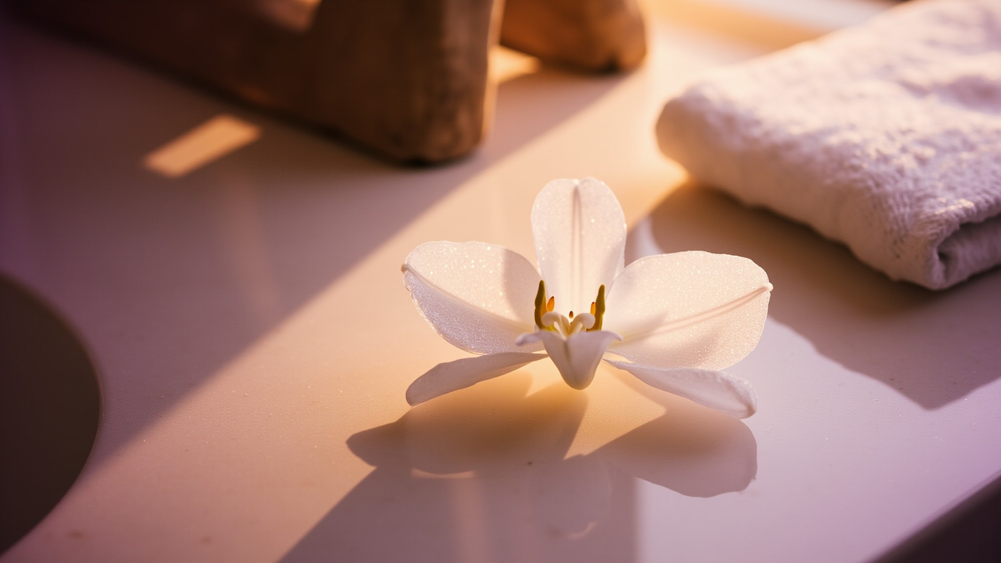 Orchidée Charnelle by Paul Emilien. Atmospheric mood