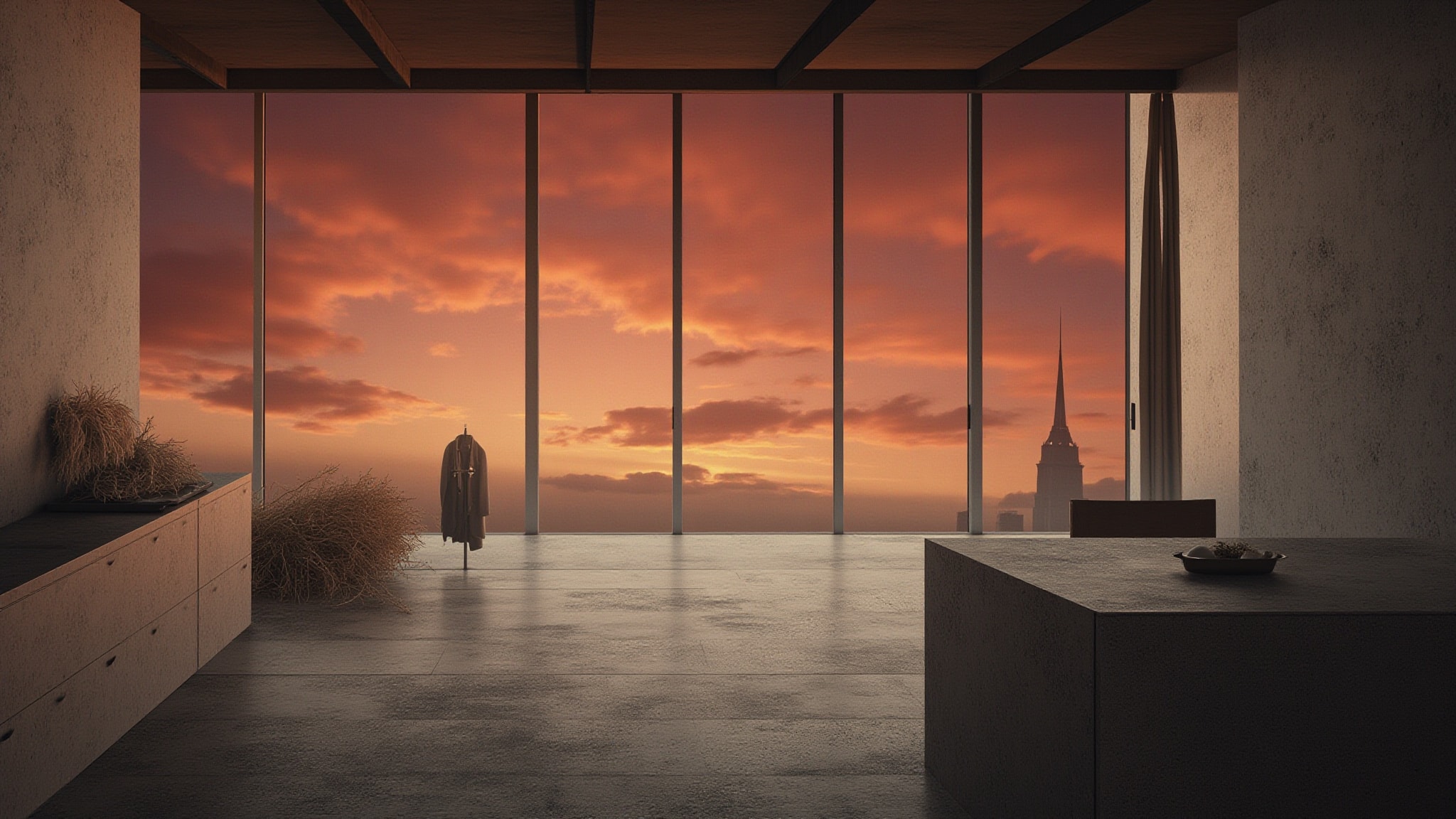 Red Sky by Perry Ellis. Atmospheric mood