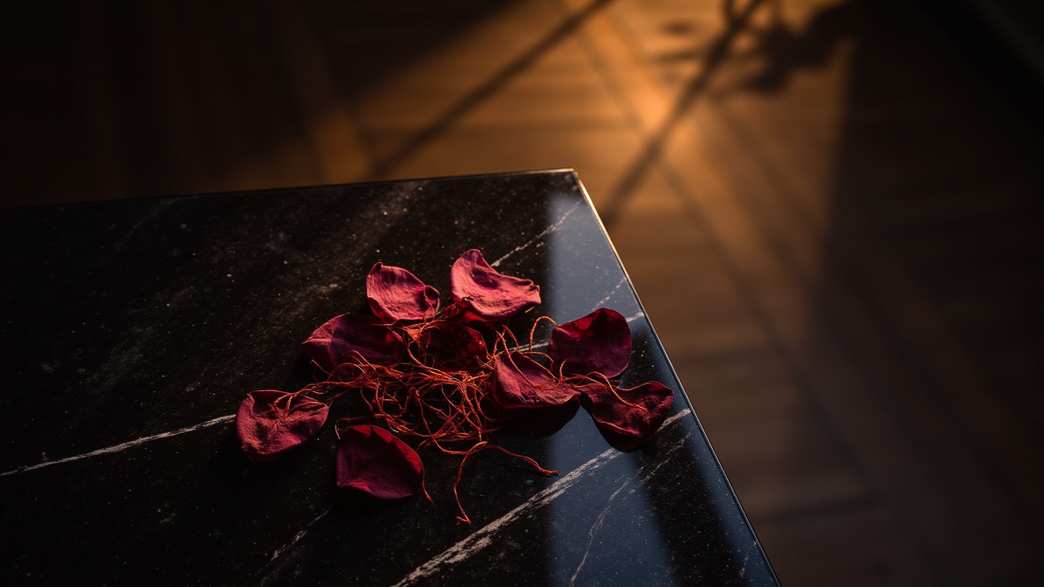 Saffron Rose Absolute by Perry Ellis. Atmospheric mood