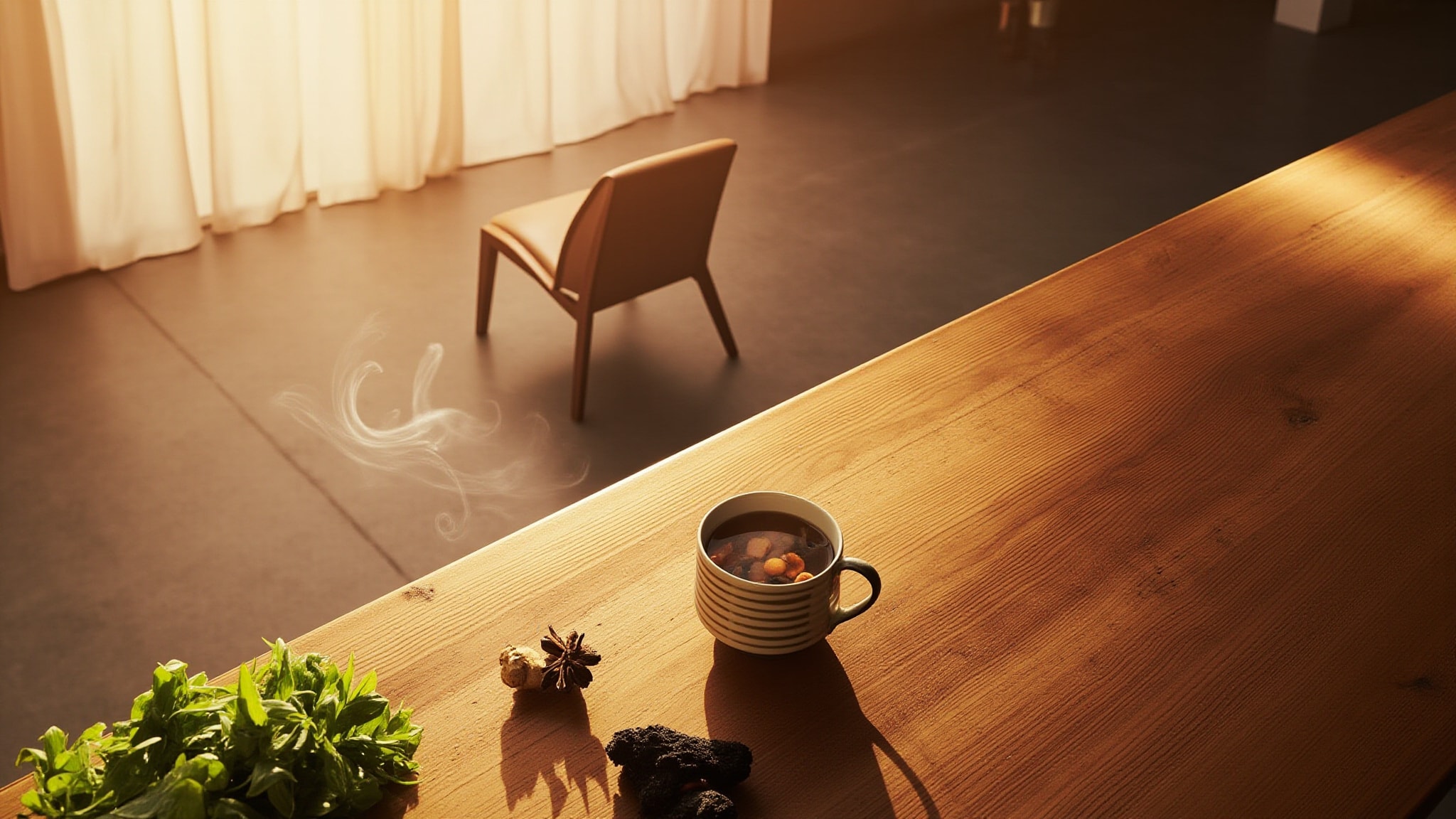 Pho Breakfast by d'Annam. Atmospheric mood