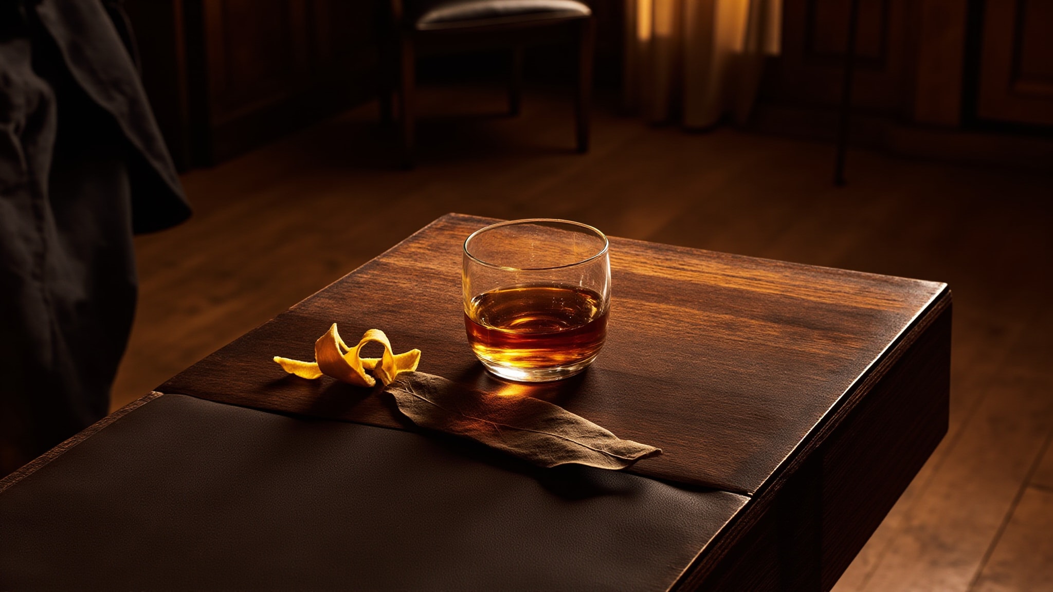 Clubman Reserve Whiskey Woods by Pinaud Clubman. Atmospheric mood