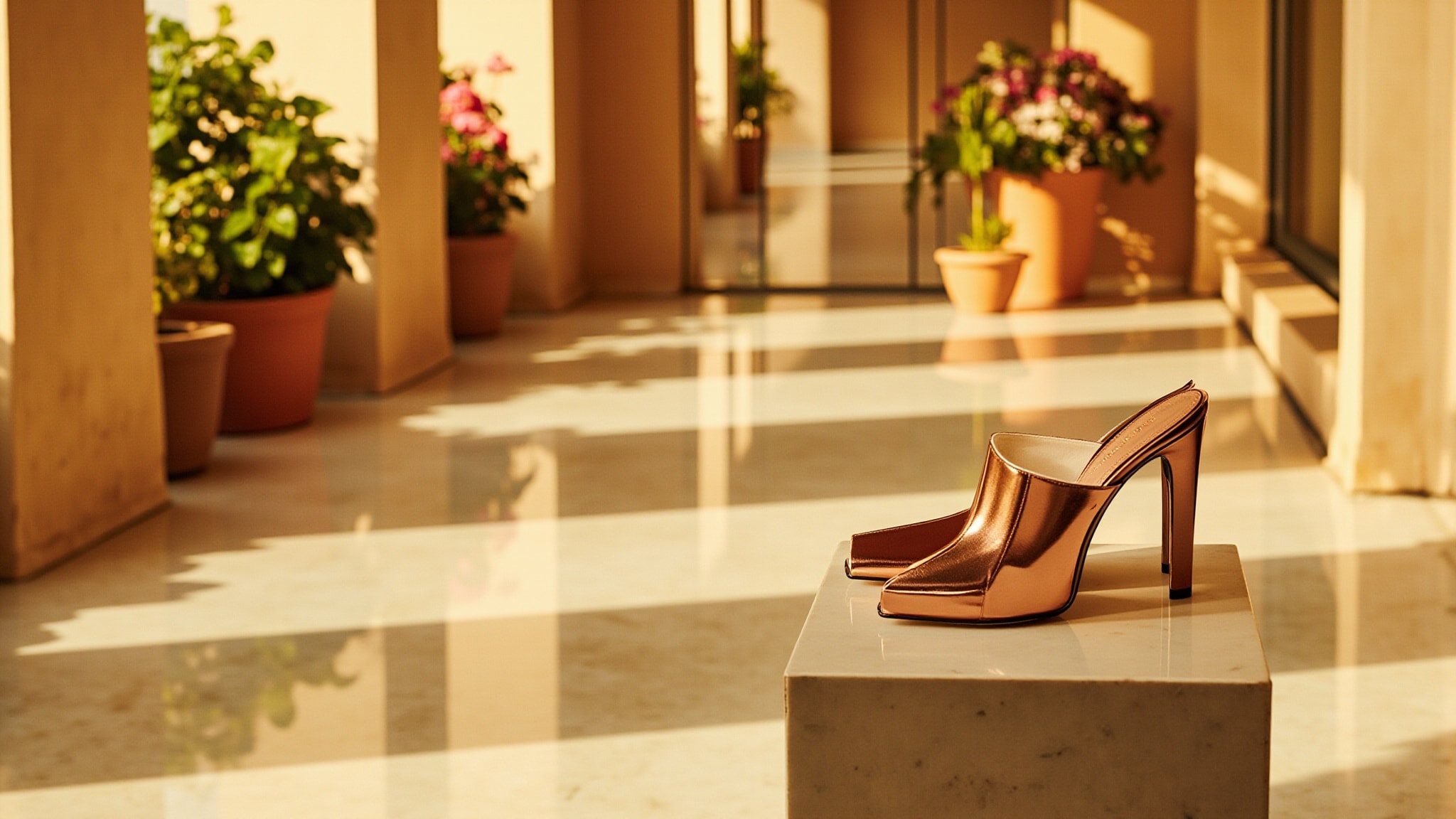 Pink Straps by Baldinini. Atmospheric mood