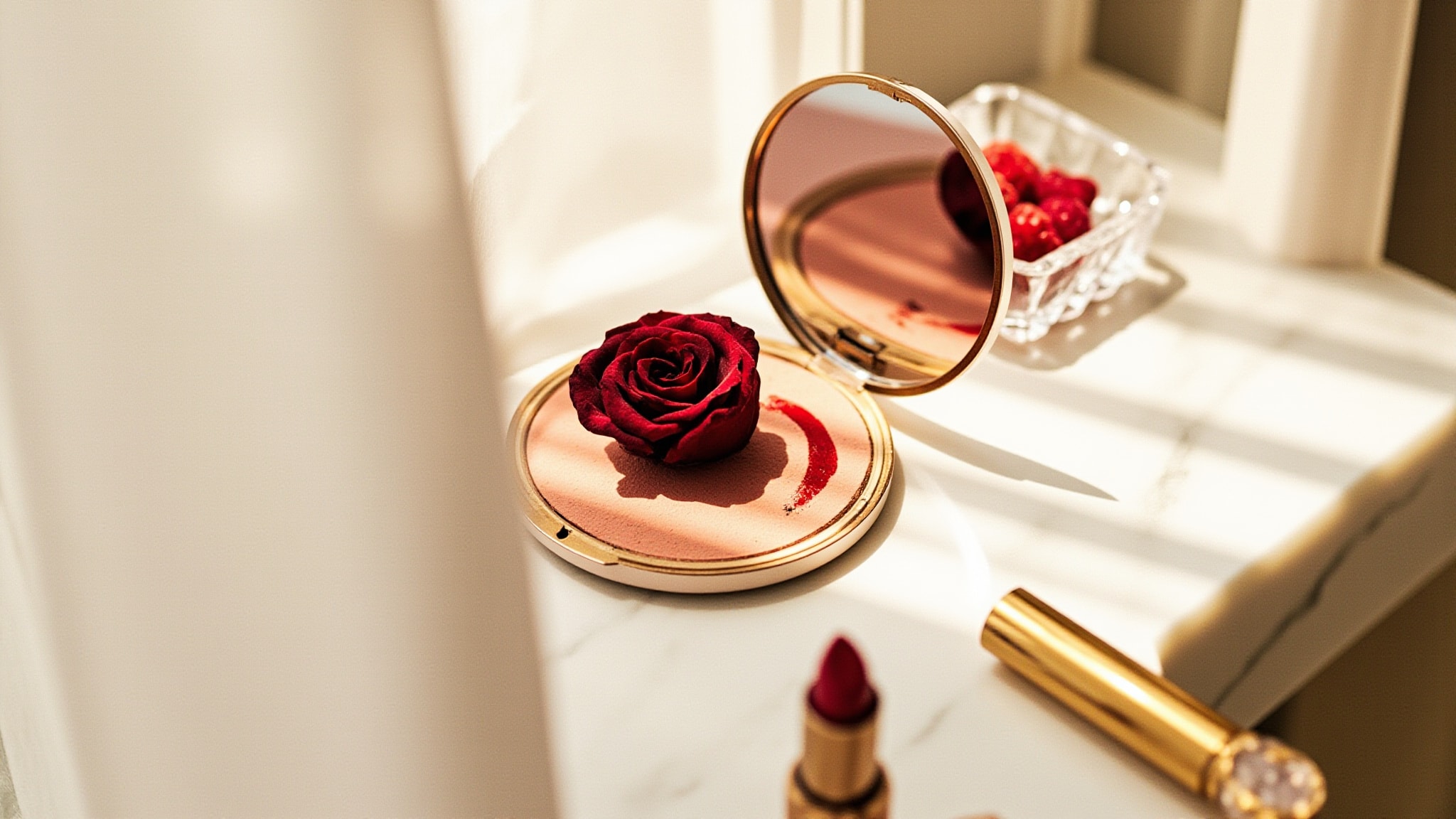 No14 Rossetto by Prada. Atmospheric mood