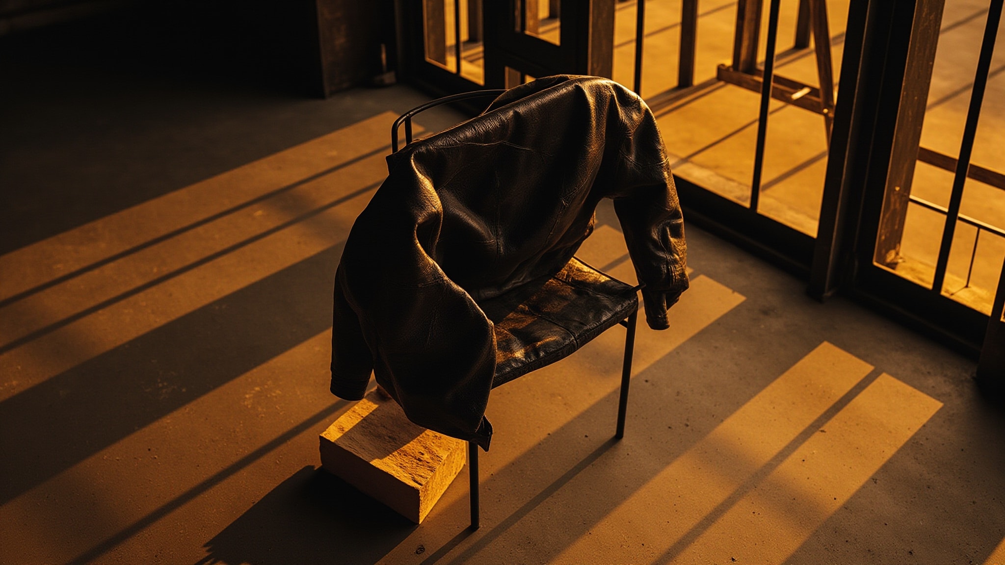 Dark Leather by Rayhaan. Atmospheric mood