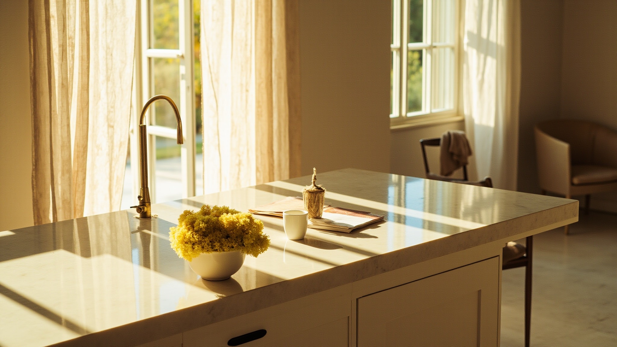 Sous un Mimosa de Provence by Reminiscence. Atmospheric mood