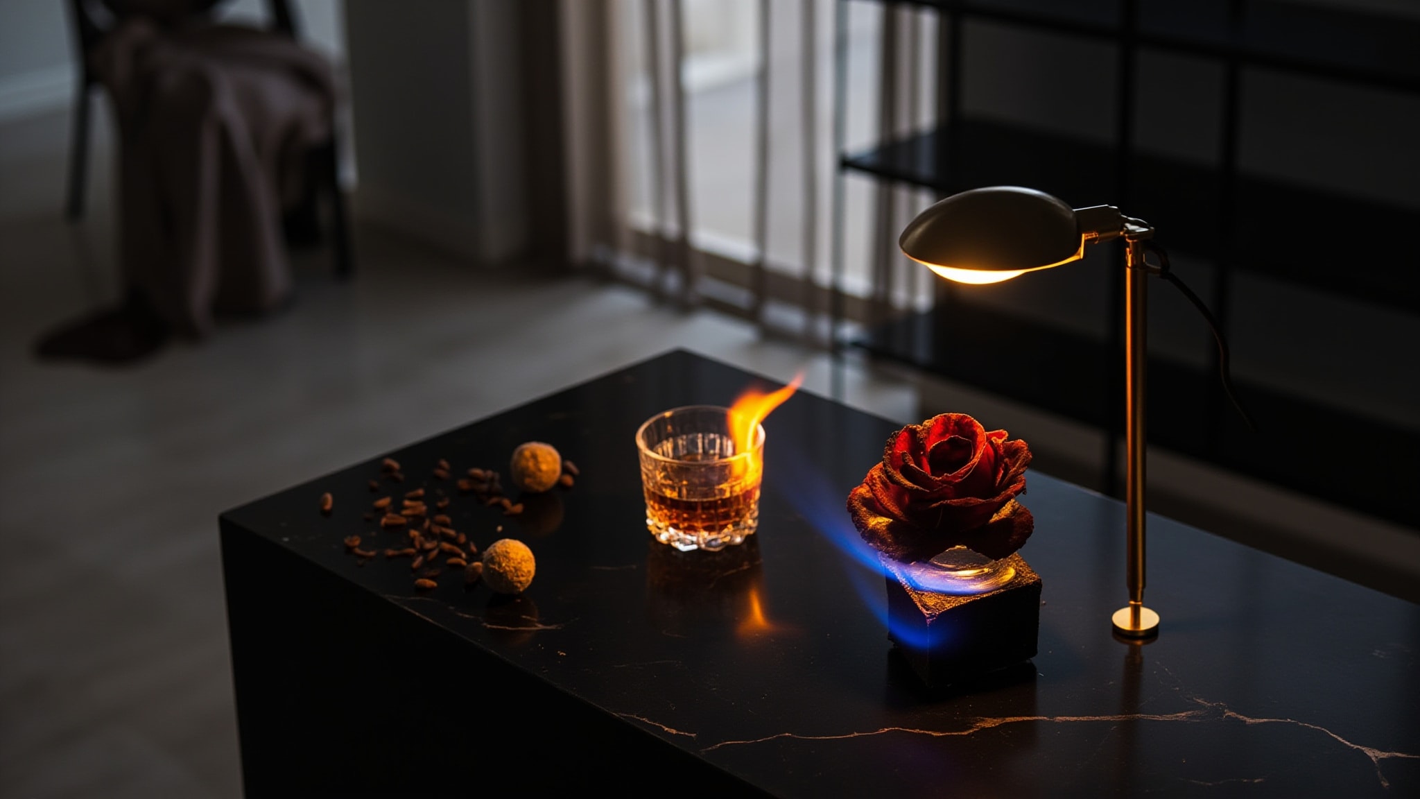 Feu de Rose by Reservation. Atmospheric mood
