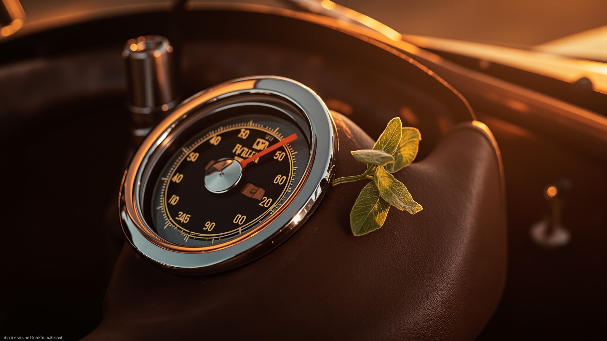 Roadster Sport Speedometer Limited Edition by Cartier. Atmospheric mood