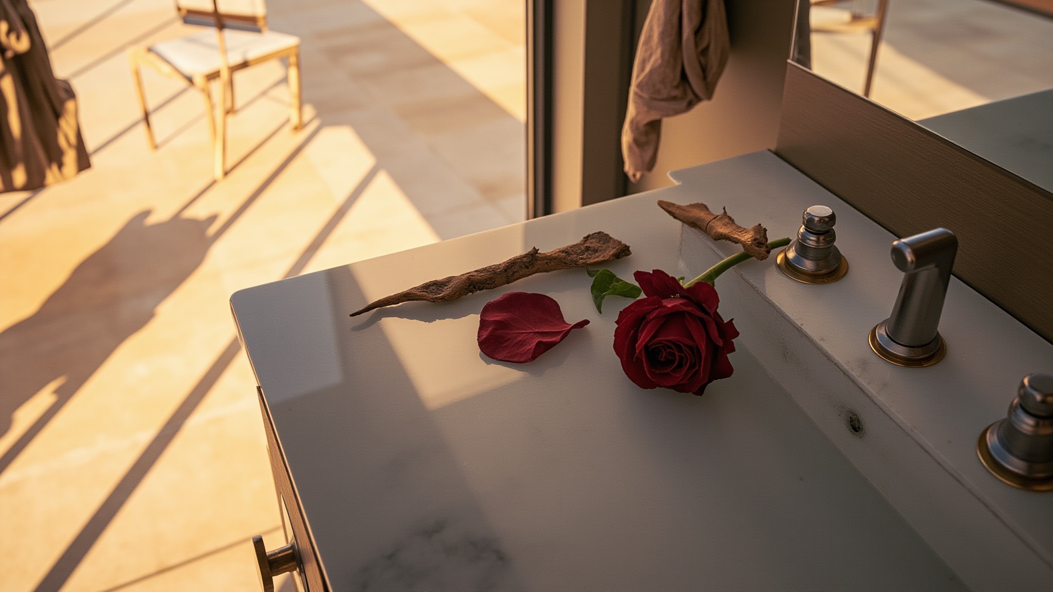 Shiny Rose by Roccobarocco. Atmospheric mood