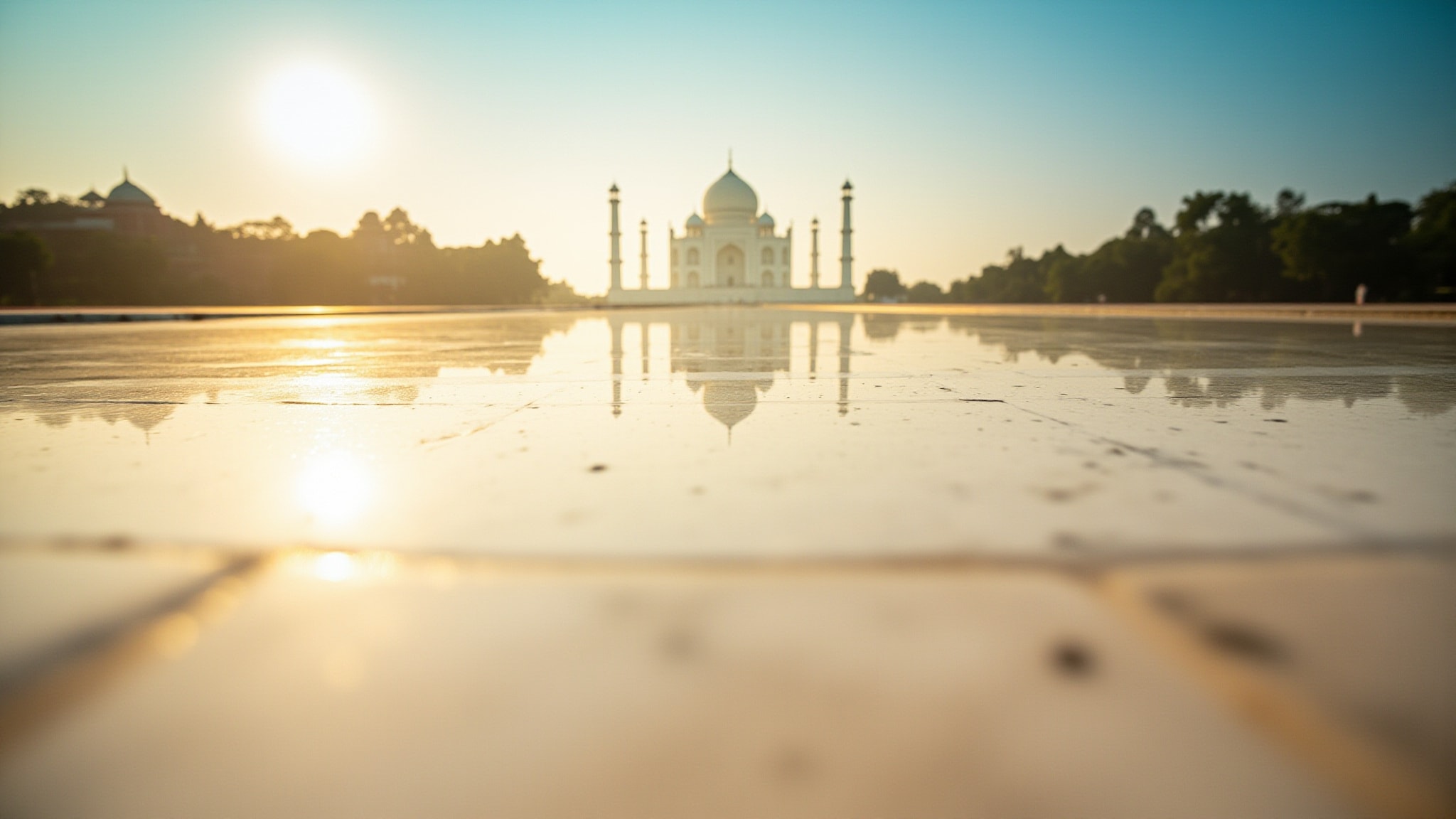 The Taj Mahal’s Eternal Love by Romea D'Ameor. Atmospheric mood
