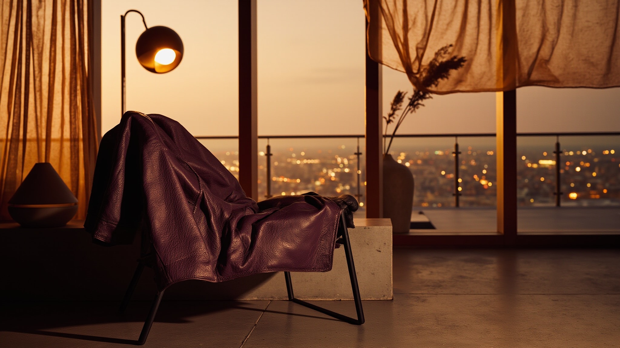 Purple Leather by Roos & Roos. Atmospheric mood