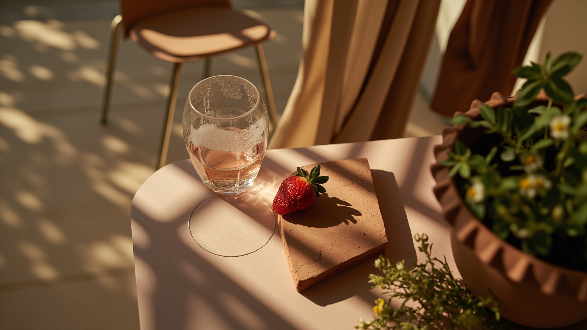 Un Vin Rosé Sous La Tonnelle by Rose et Marius. Atmospheric mood
