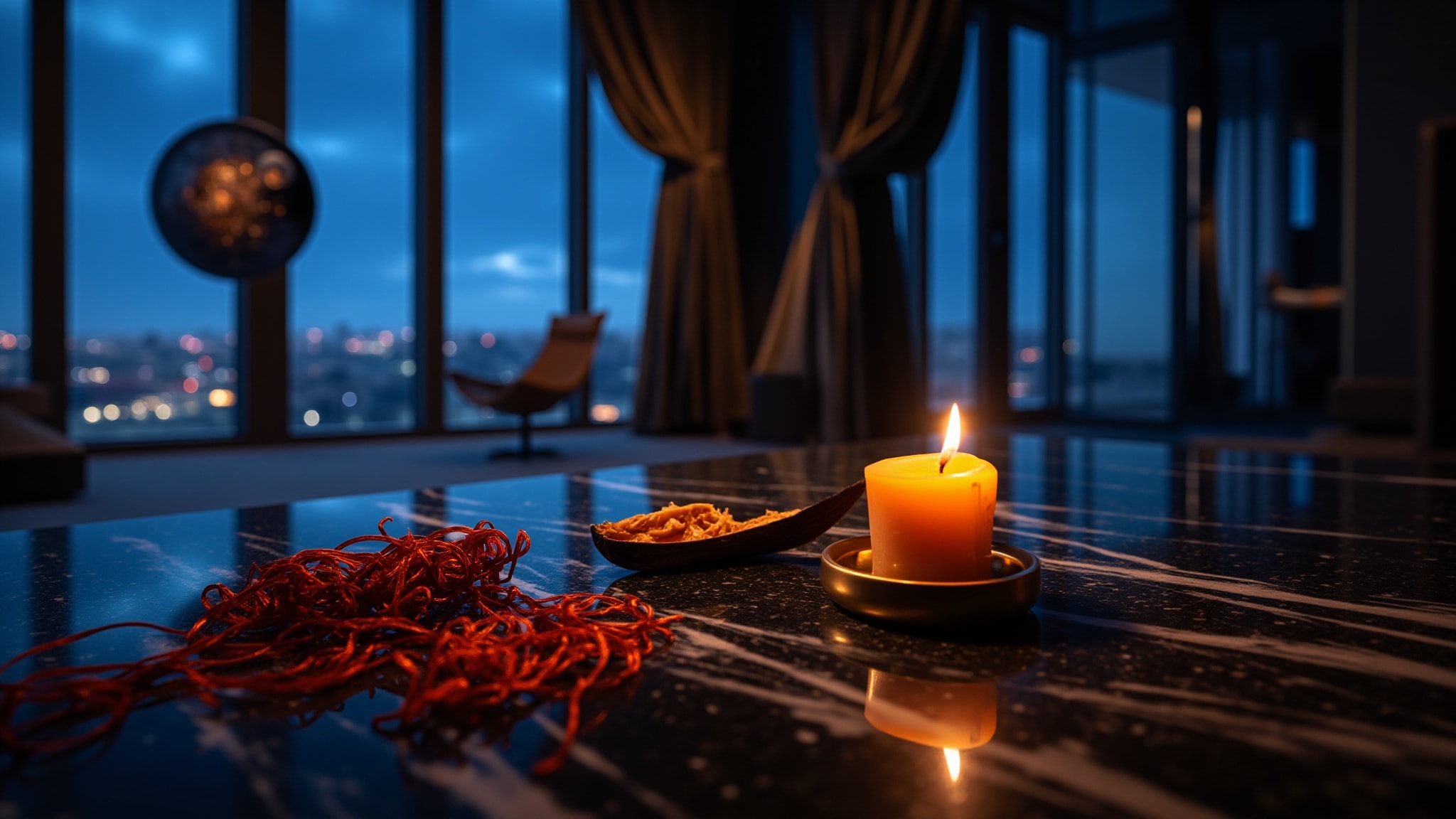NO 4 Saffron, Oud, Vanilla by Rosendo Mateu Olfactive Expressions. Atmospheric mood