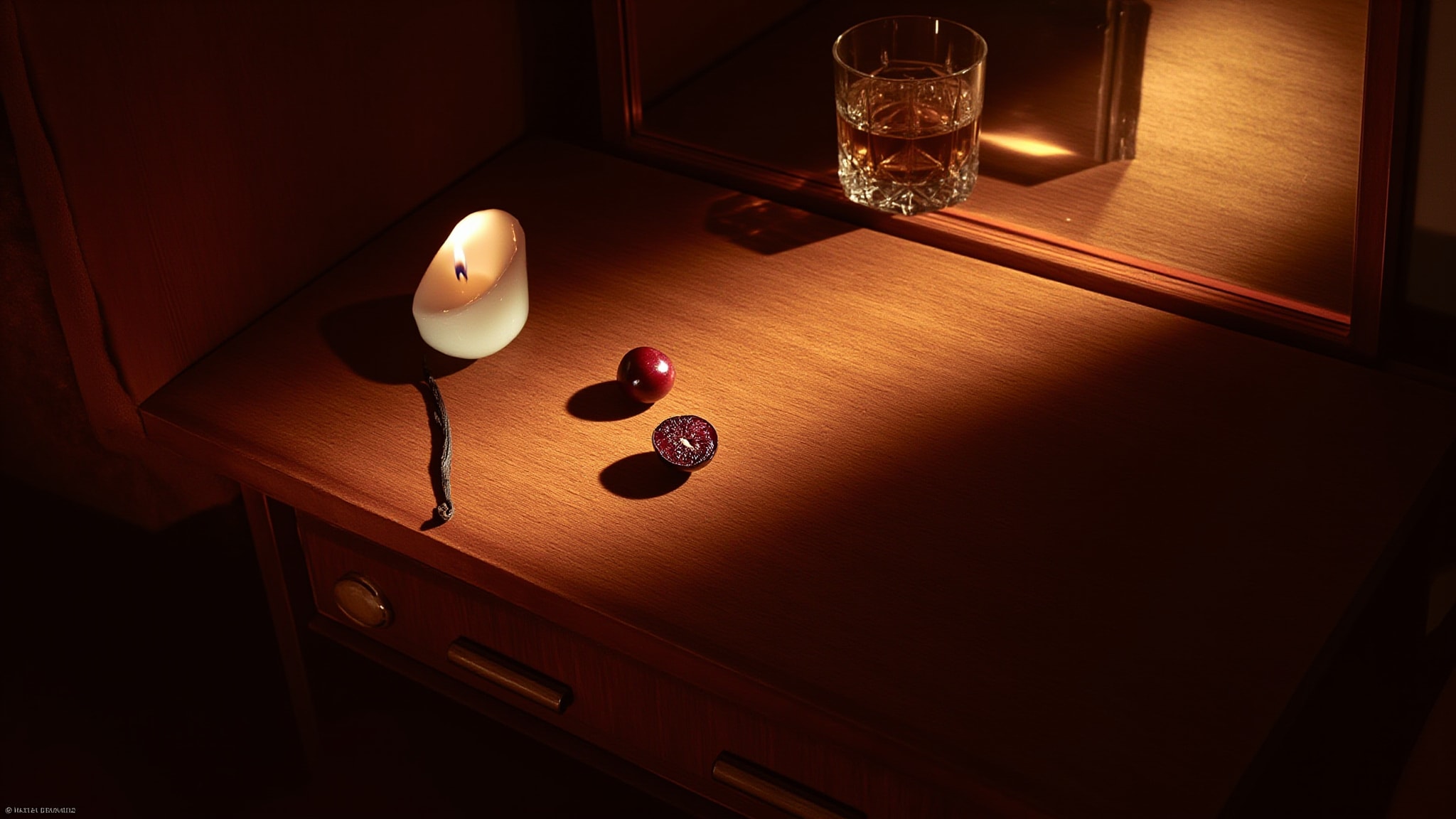 Rouge Mystique by Parfums d'Elmar. Atmospheric mood