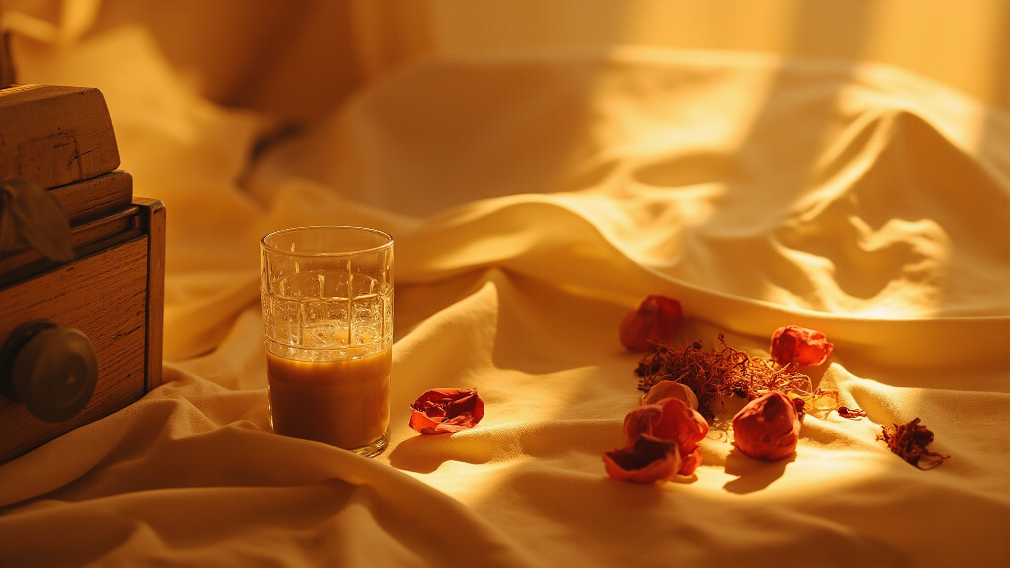 Saffron Flour by Universal Flowering. Atmospheric mood