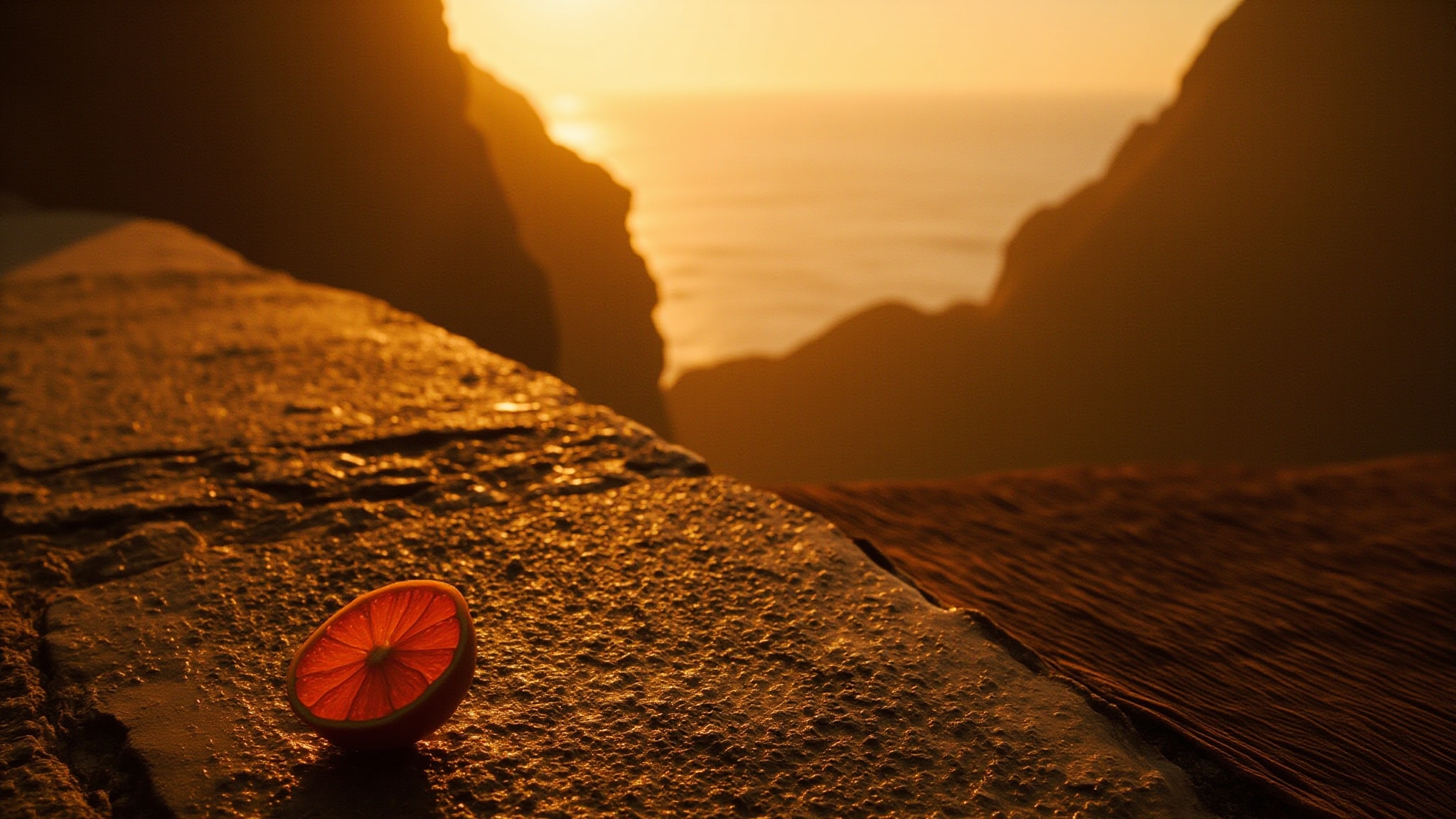 Sand Desert At Sunset by Zara. Atmospheric mood