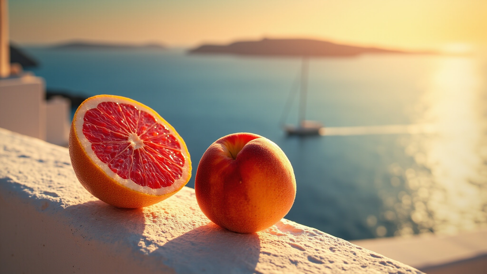 Santorini by OUAI. Atmospheric mood