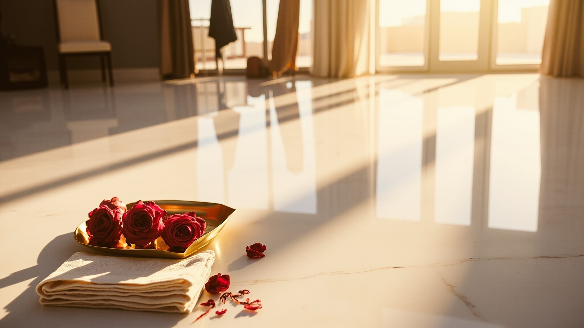 Rose by Sense Dubai. Atmospheric mood