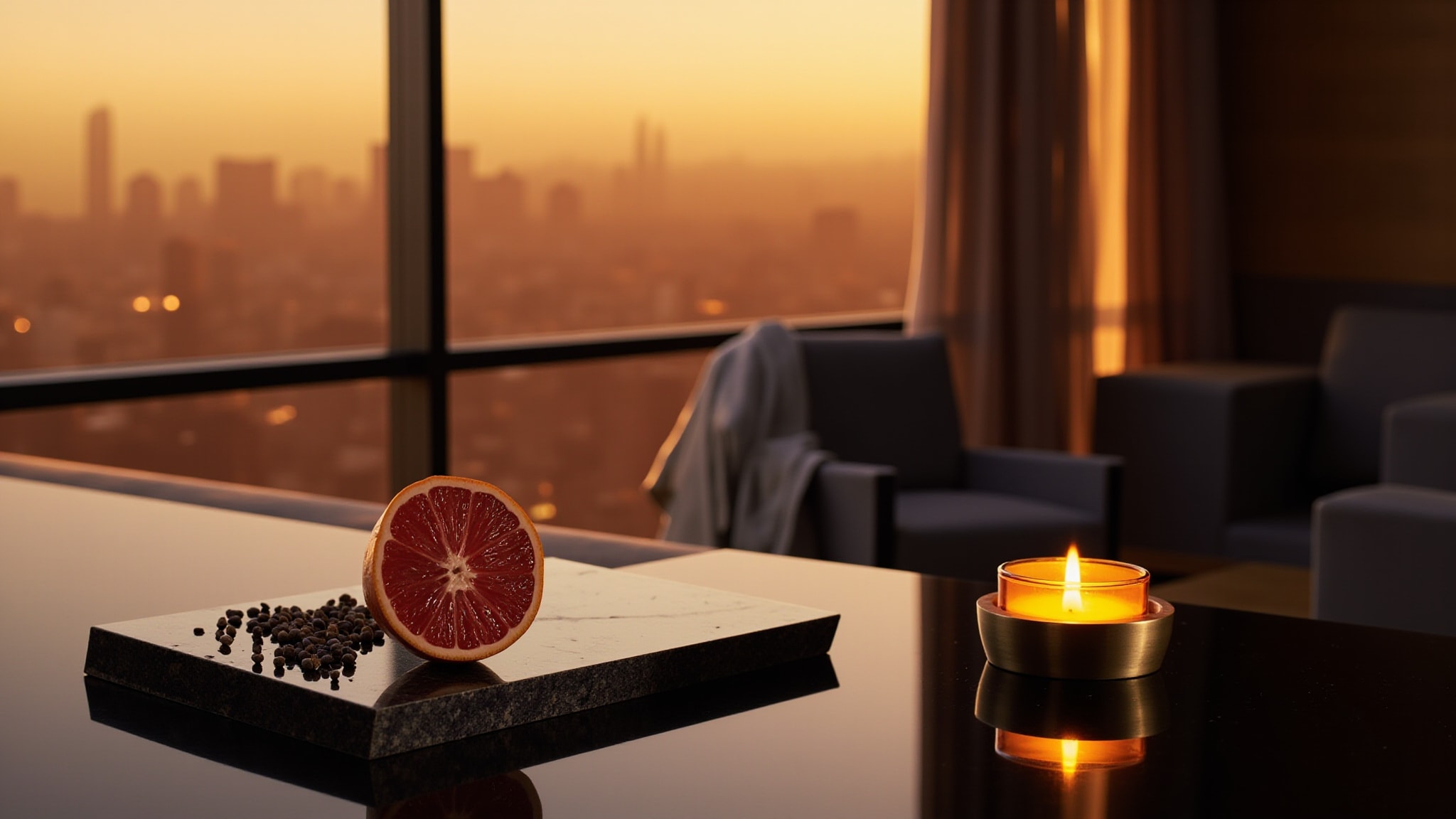 Saaddah by Sense Dubai. Atmospheric mood