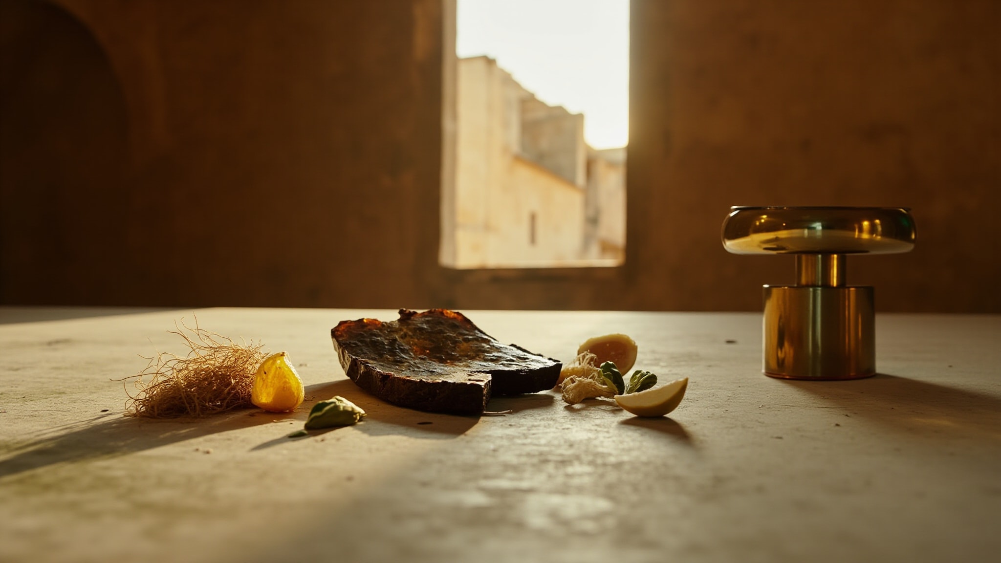 Ambre Essentiel by Sharini Parfums Naturels. Atmospheric mood