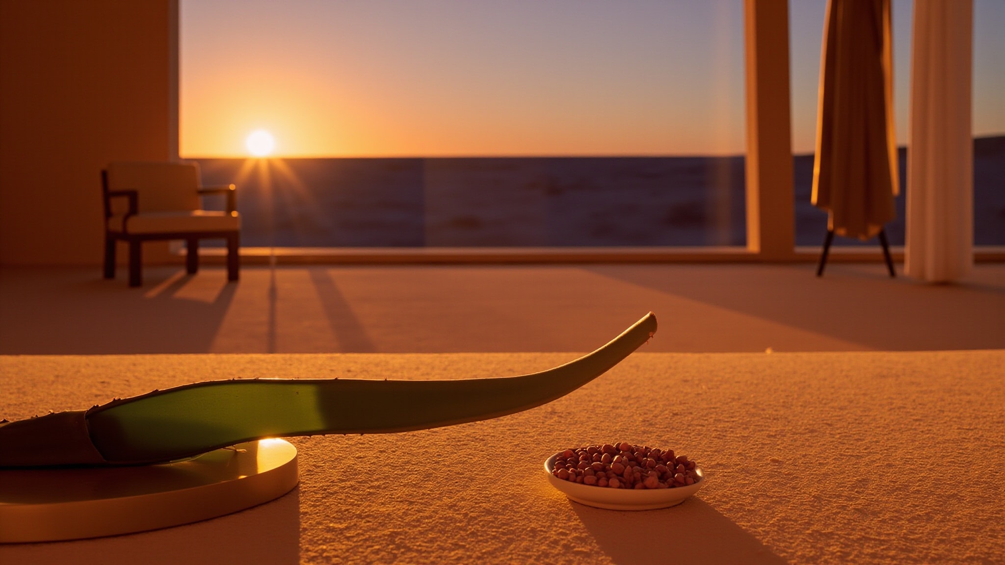 Desert Palm by Siela. Atmospheric mood