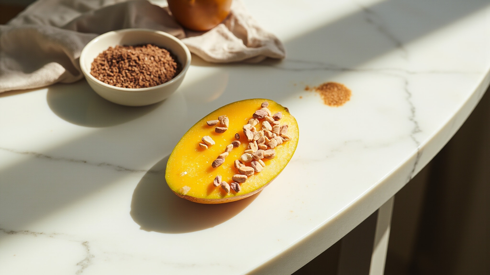 Mango Sorbet by Snack House. Atmospheric mood