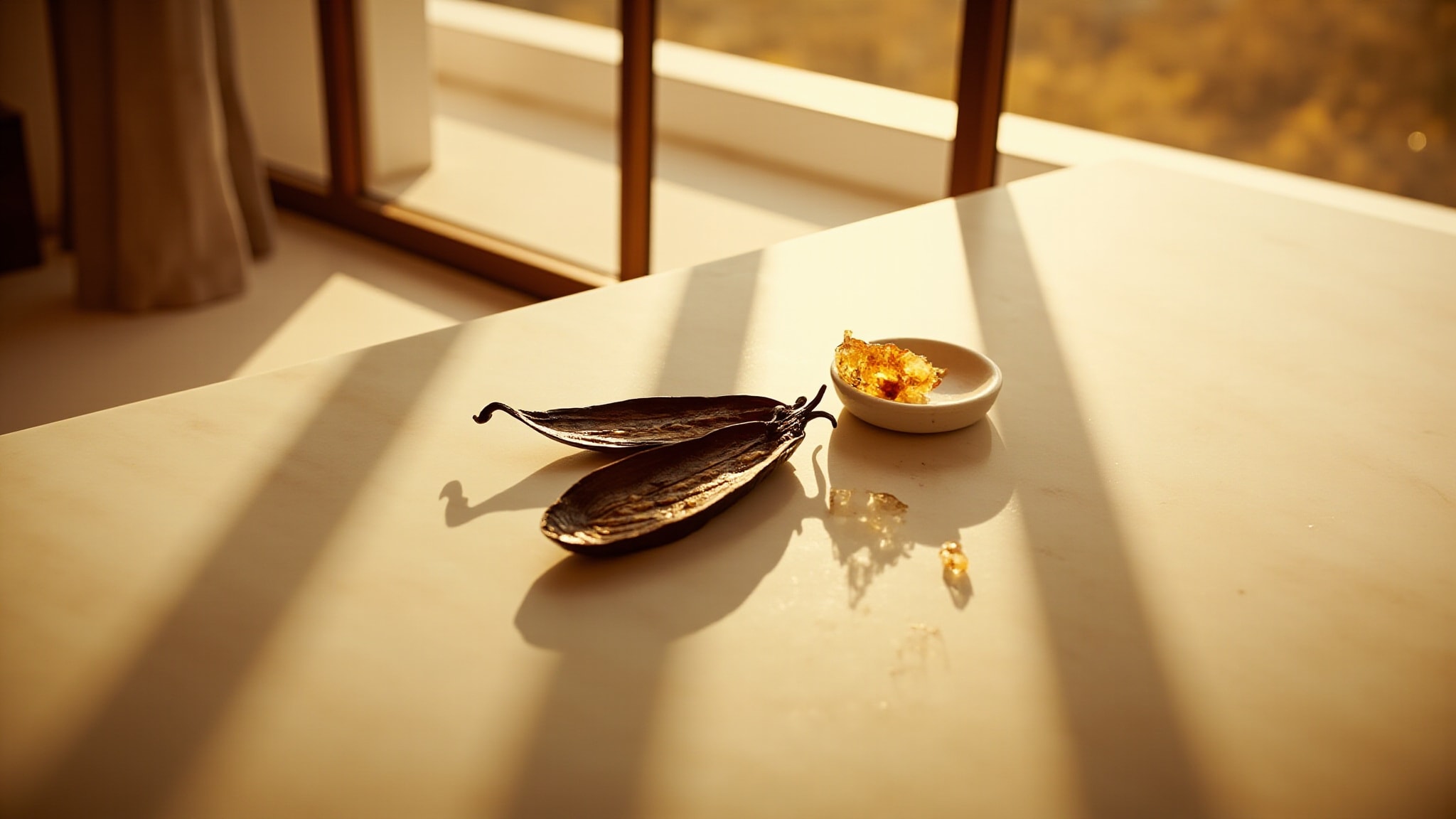 L'Ambre Vanillé by Soleil de Grâce. Atmospheric mood