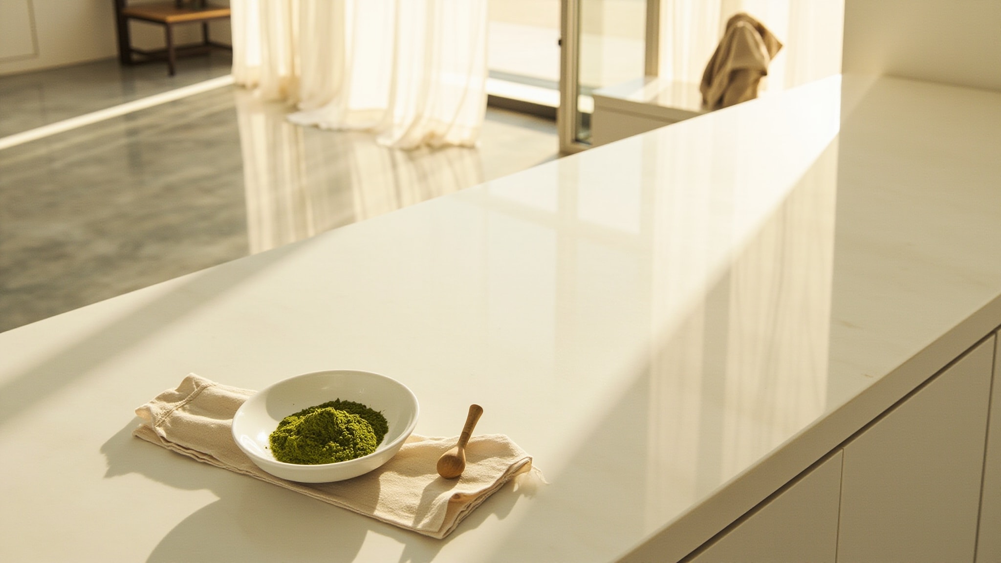 Thé Matcha by Solinotes. Atmospheric mood