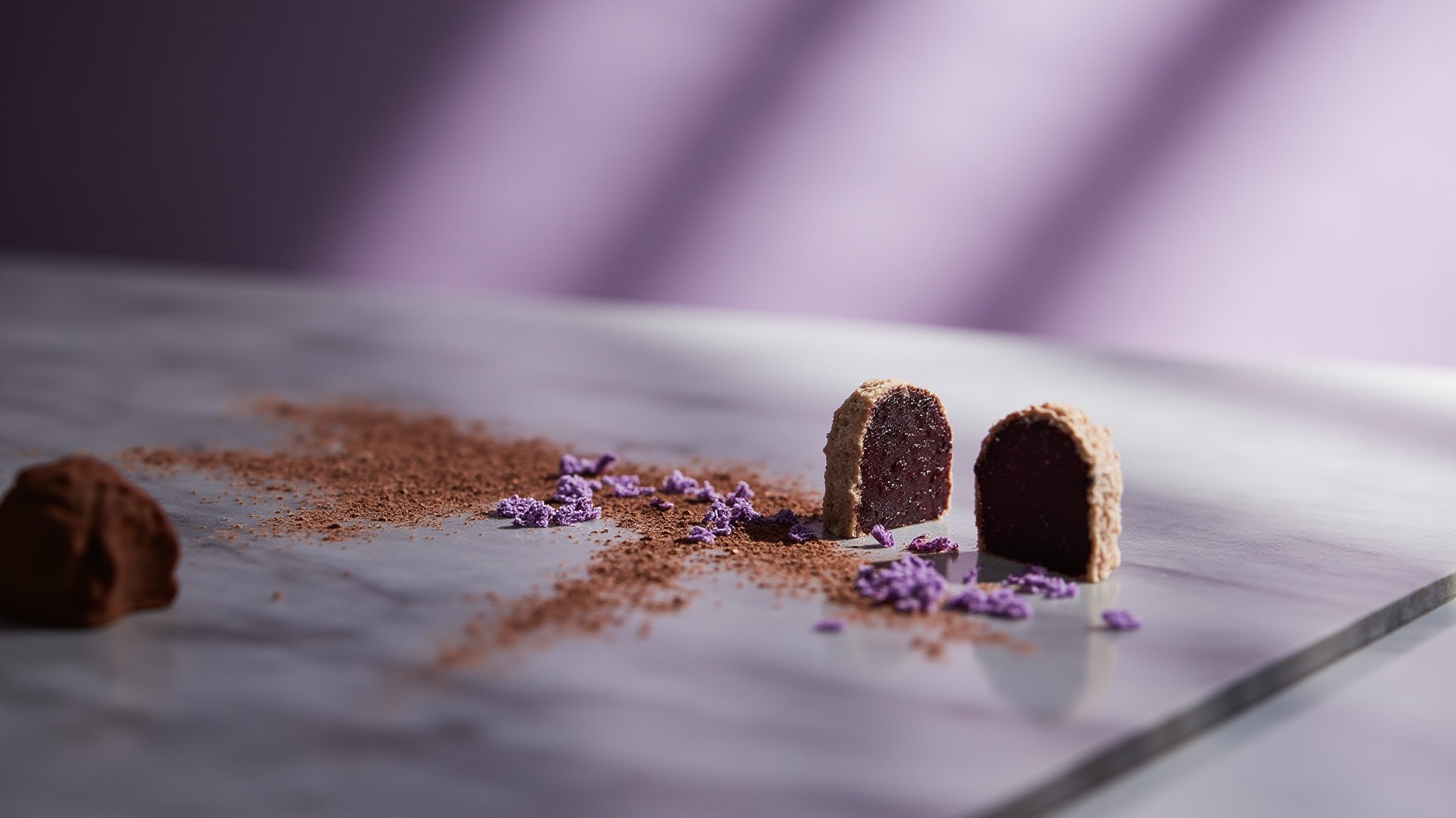 Blueberry Violet Truffle by Solstice Scents. Atmospheric mood